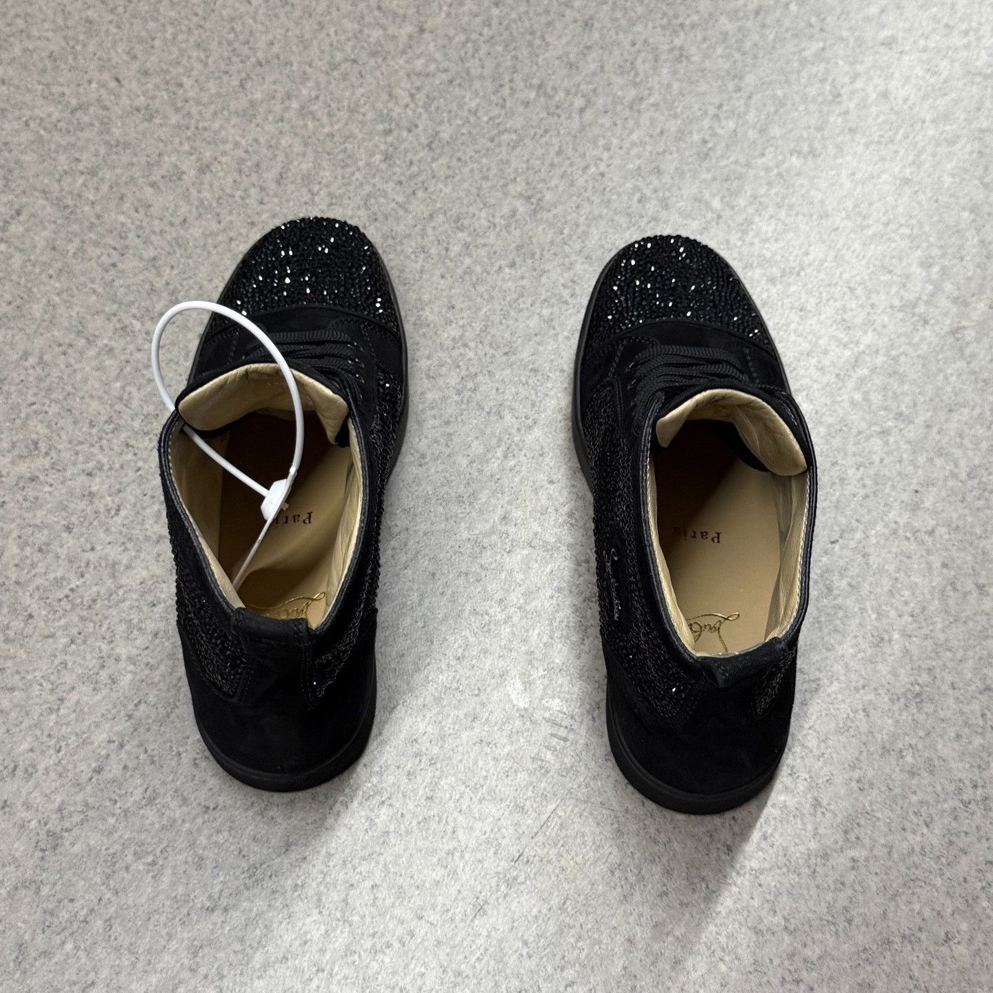 Christian Louboutin Christian Louboutin Black Hitop Sneakers us_7-5 Women Size US 7.5 / IT 37.5 - 8 Thumbnail