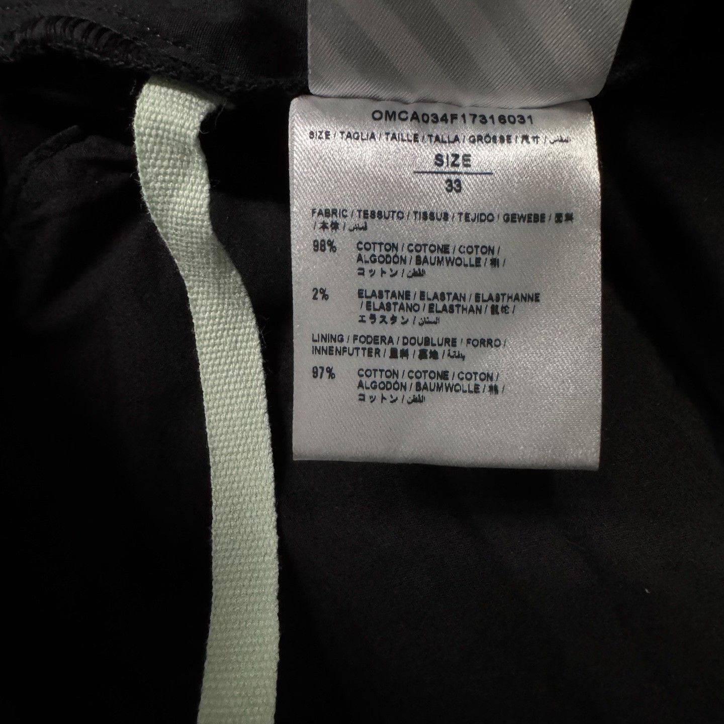 Off-White Off-White Denim Striped Black Denim Jeans 34 Men Size US 34 / EU 50 - 4 Thumbnail