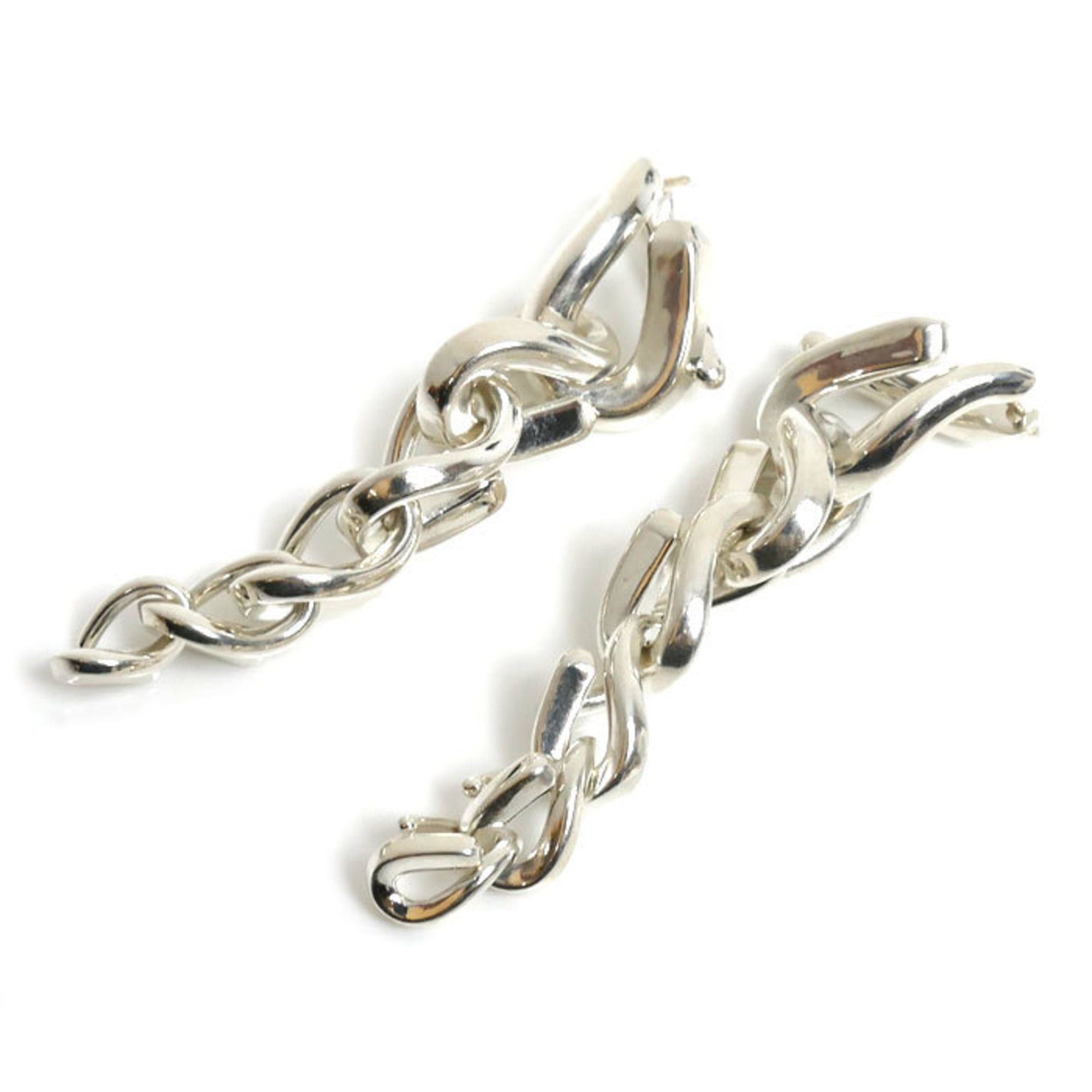 Tiffany & Co. TIFFANY&Co. Tiffany & Co. Sterling Silver 925 Forge Earrings 21.5g Women's Size ONE SIZE - 3 Thumbnail
