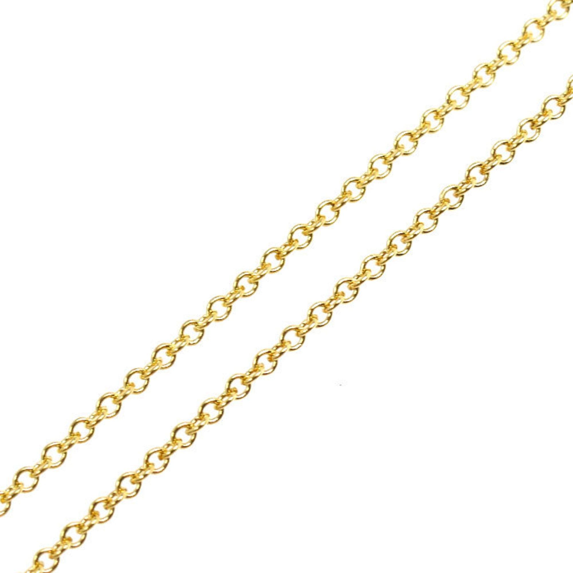 Tiffany & Co. TIFFANY&Co. Tiffany 18K Yellow Gold Open Heart Diamond Necklace, 8.2g, 40cm, Women's. Size ONE SIZE - 4 Thumbnail