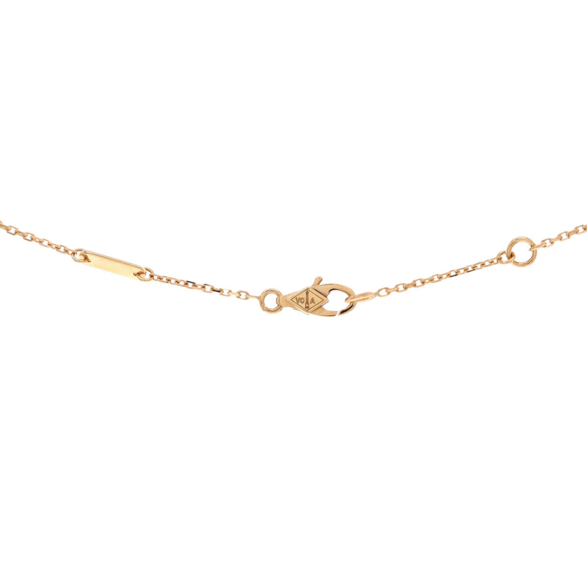 Van Cleef & Arpels Sweet Alhambra Butterfly Pendant Necklace Size ONE SIZE - 4 Thumbnail