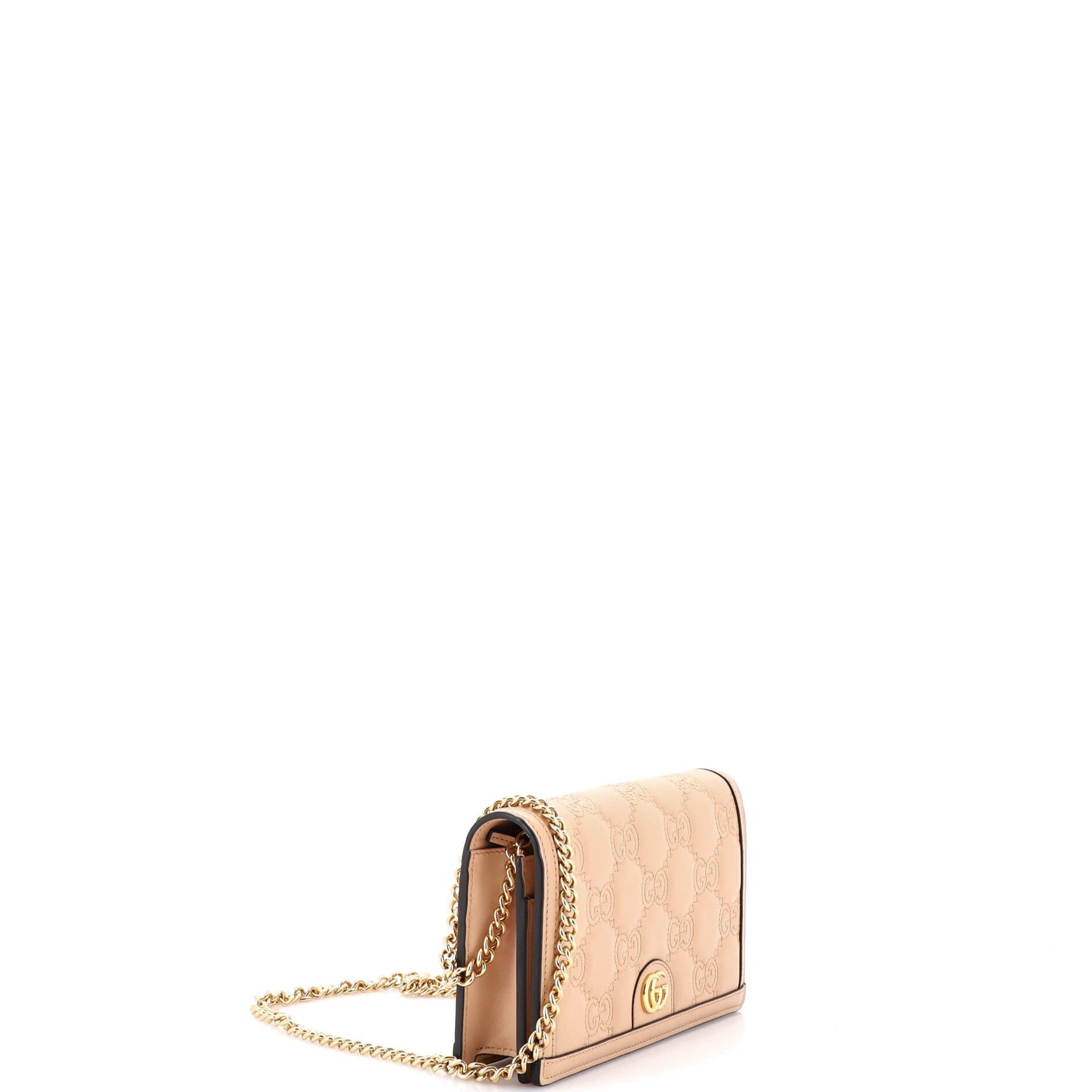 Gucci Petite GG Marmont Chain Wallet Size ONE SIZE - 2 Thumbnail