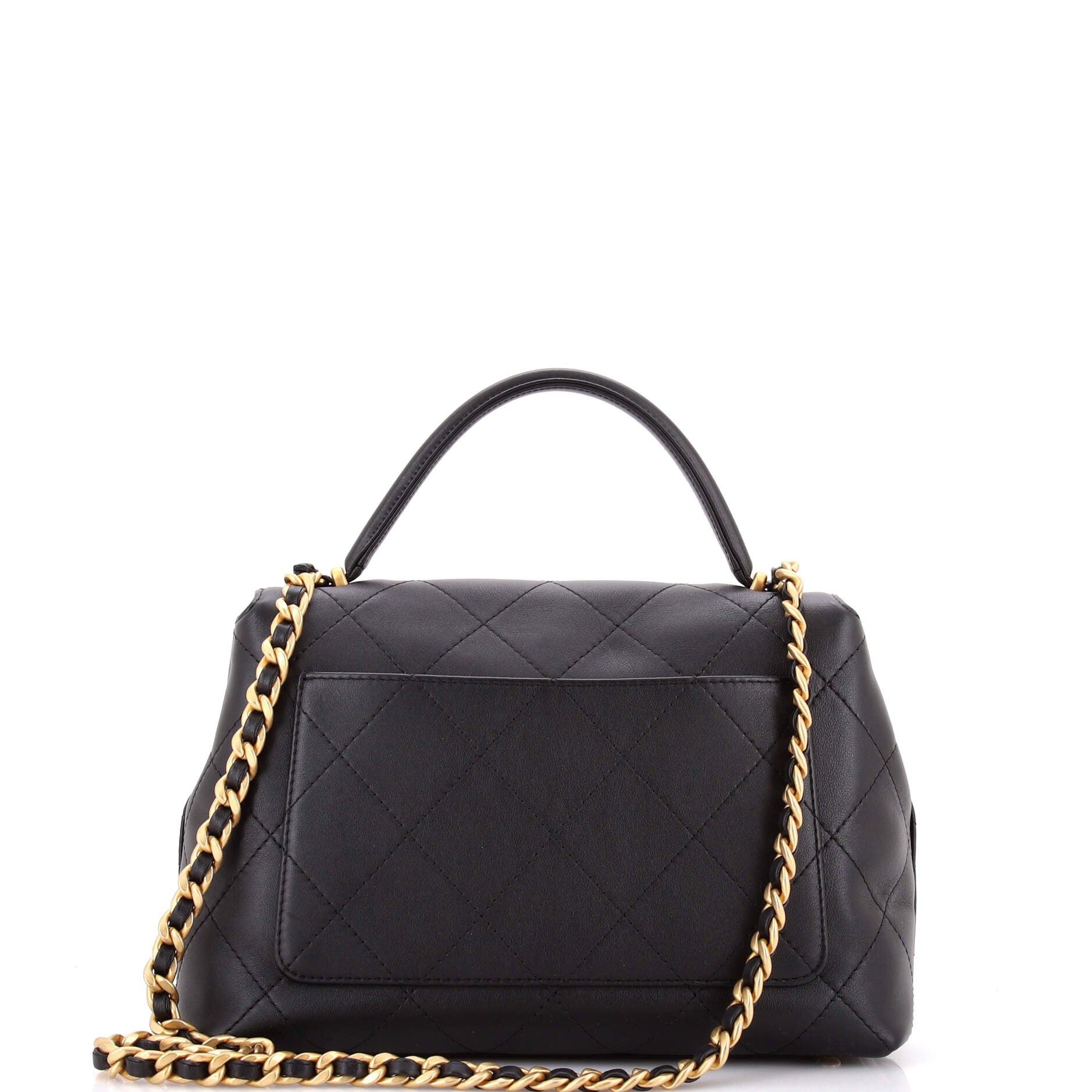 Chanel CC Top Handle Flap Bag Size ONE SIZE - 3 Thumbnail