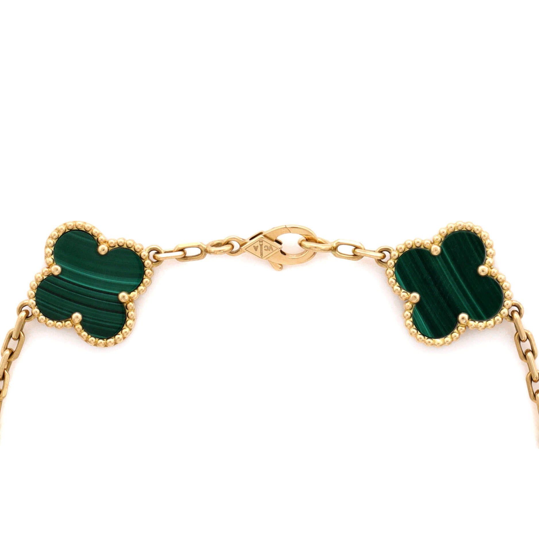Van Cleef & Arpels Vintage Alhambra 5 Motifs Bracelet Size ONE SIZE - 3 Thumbnail
