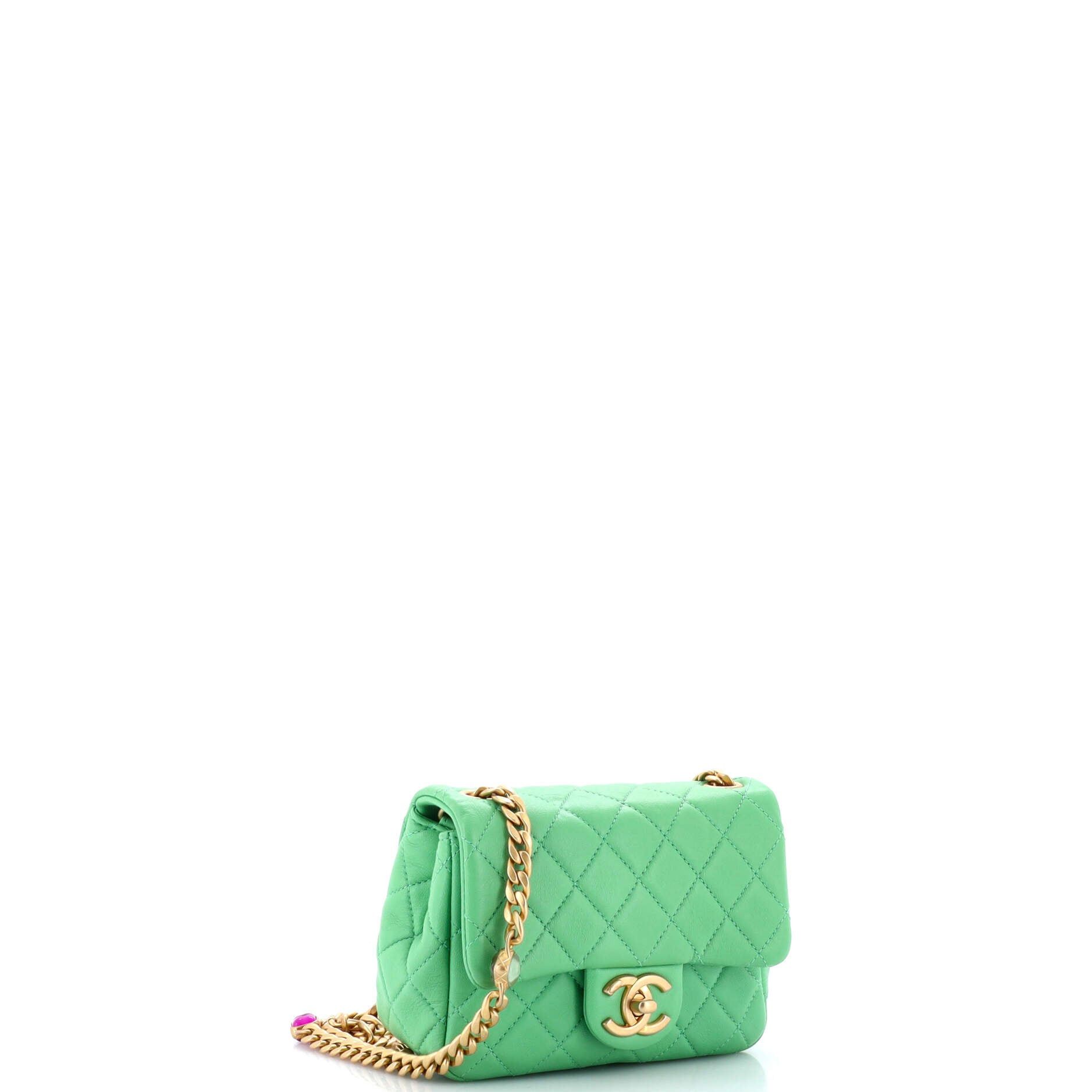 Chanel Pearl Samba Resin Chain Square Flap Bag Size ONE SIZE - 2 Thumbnail