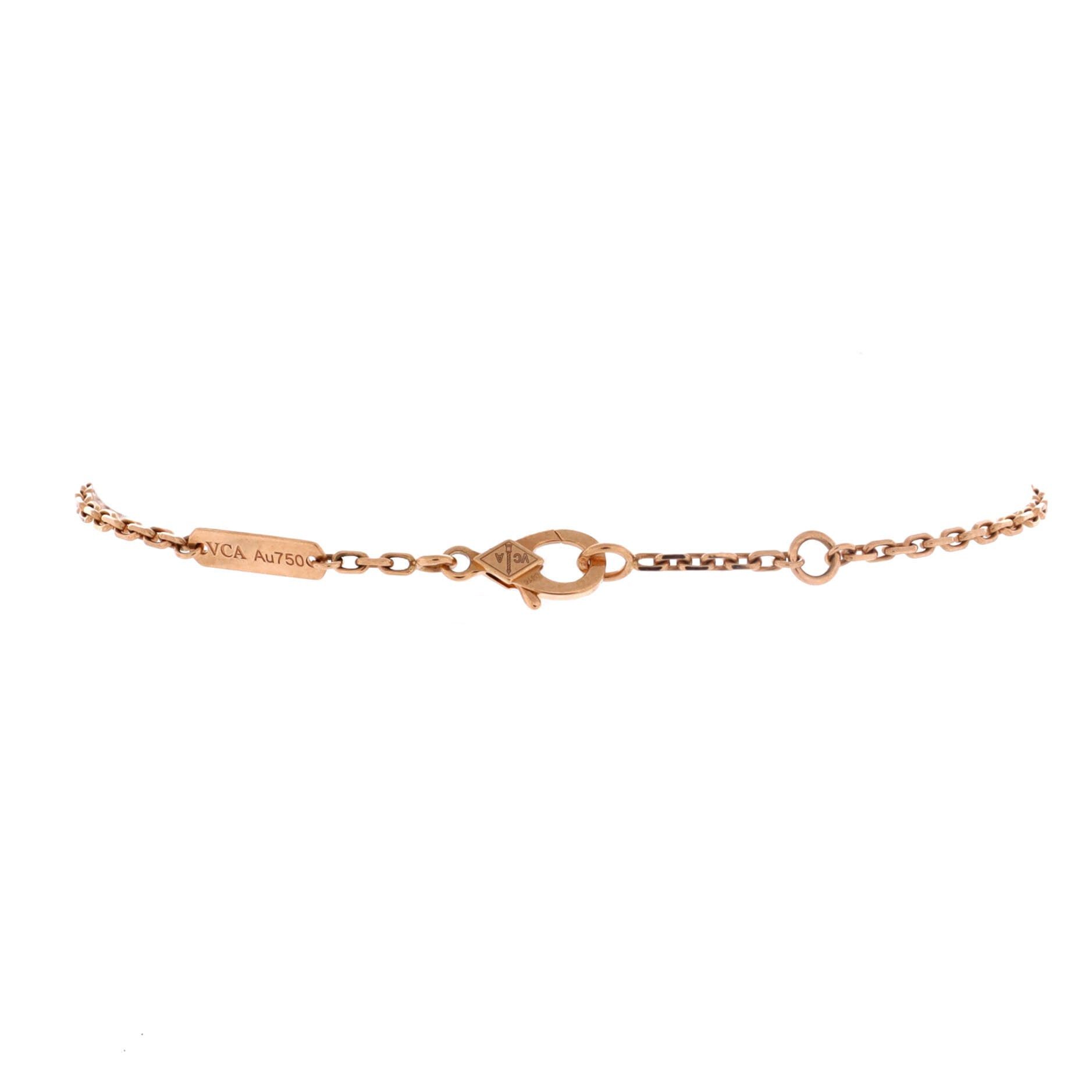 Van Cleef & Arpels Lucky Spring Plum Blossom Bracelet Size ONE SIZE - 3 Thumbnail