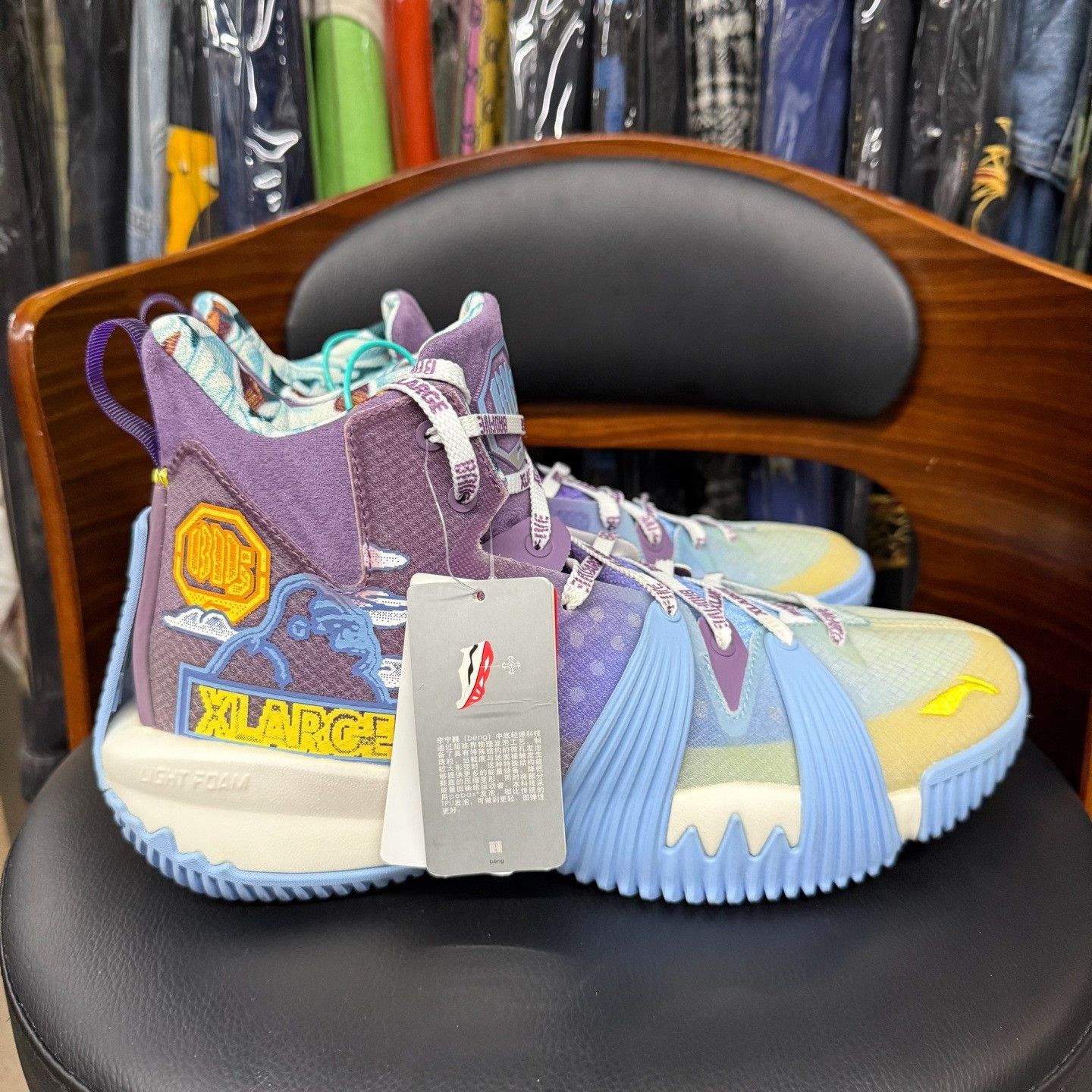 Li-Ning Li-Ning Collab Multi Lowtop Sneakers 10.5 Men Size US 10.5 / EU 43-44 - 4 Thumbnail