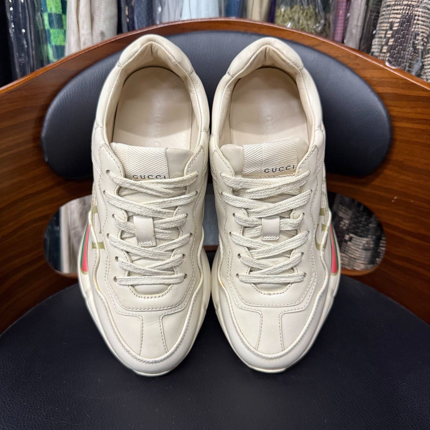 Gucci Gucci White Lowtop Sneakers 5 Men Size US 5 / EU 37 - 5 Thumbnail