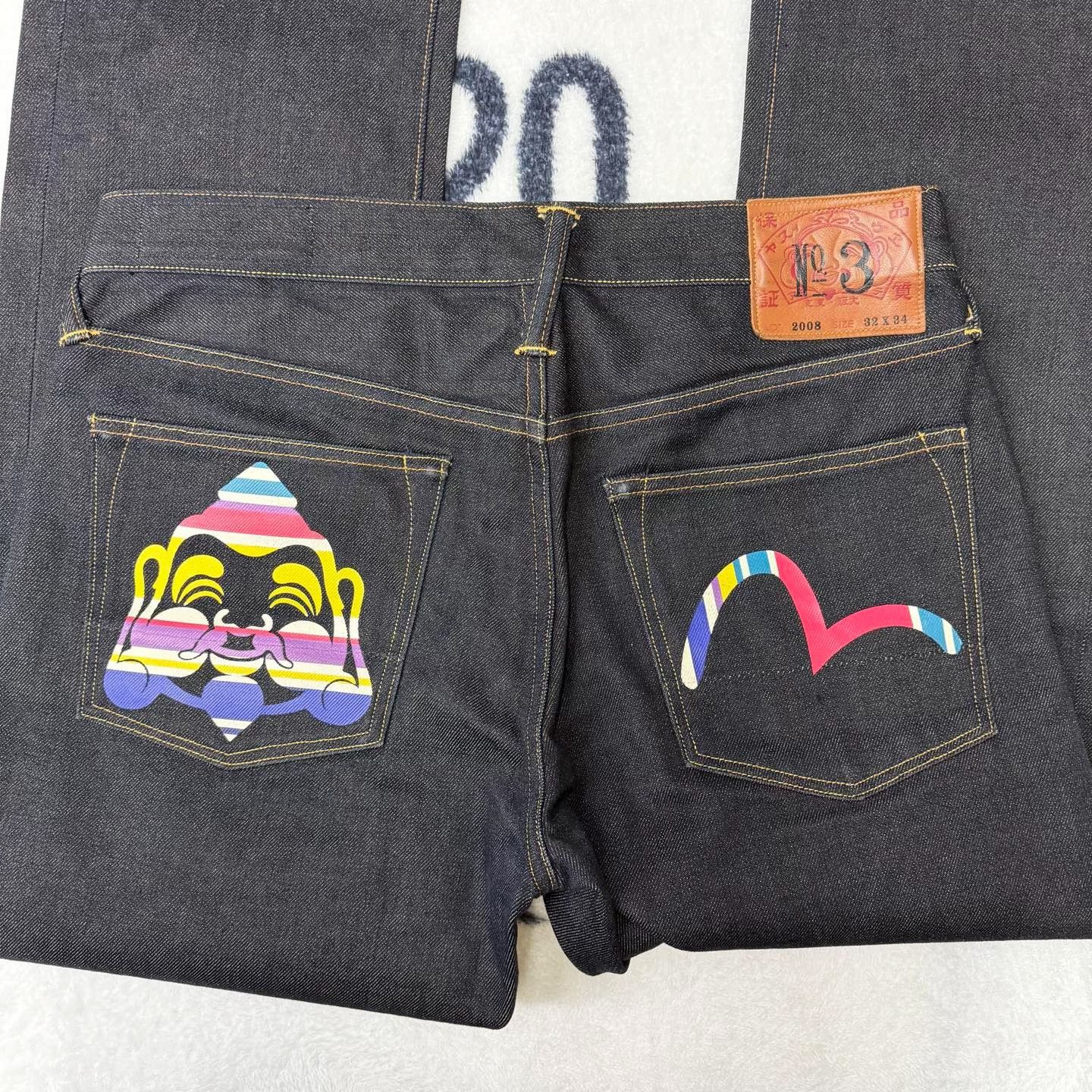 Evisu Evisu Denim Printed Denim Jeans 34 Men Size US 34 / EU 50 - 3 Thumbnail