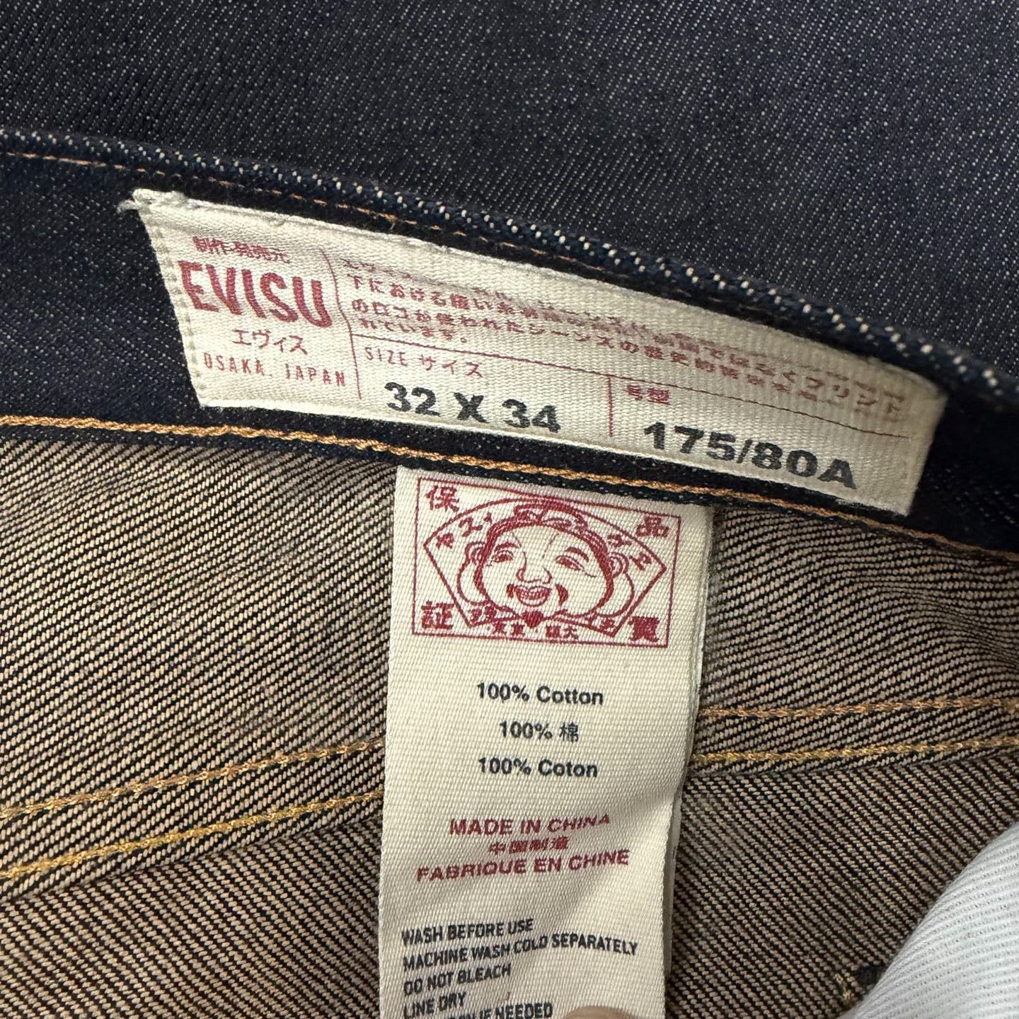 Evisu Evisu Denim Printed Denim Jeans 34 Men Size US 34 / EU 50 - 4 Thumbnail
