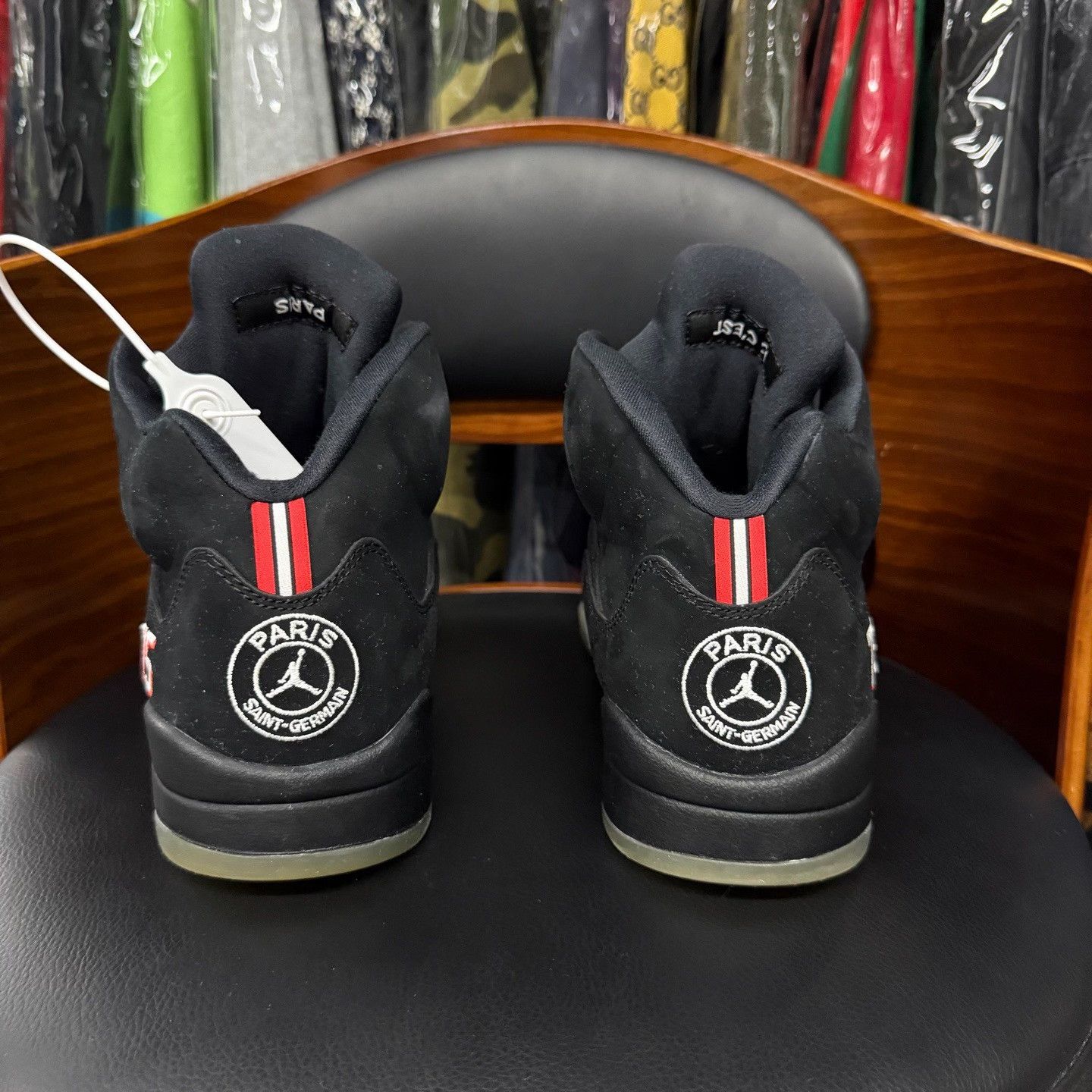 Nike Nike AJ5 Embroidered Black Lowtop Sneakers 10 Men Size US 10 / EU 43 - 3 Thumbnail