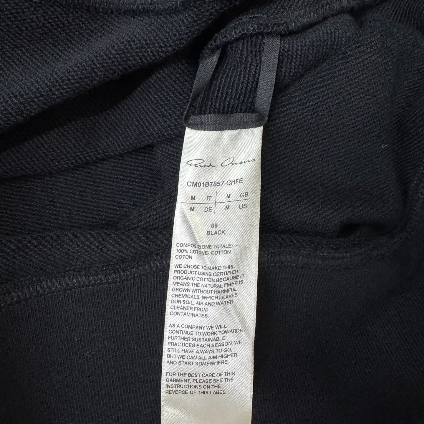Rick Owens Rick Owens Collab Embroidered Black Hoodie m Men Size US M / EU 48-50 / 2 - 4 Thumbnail