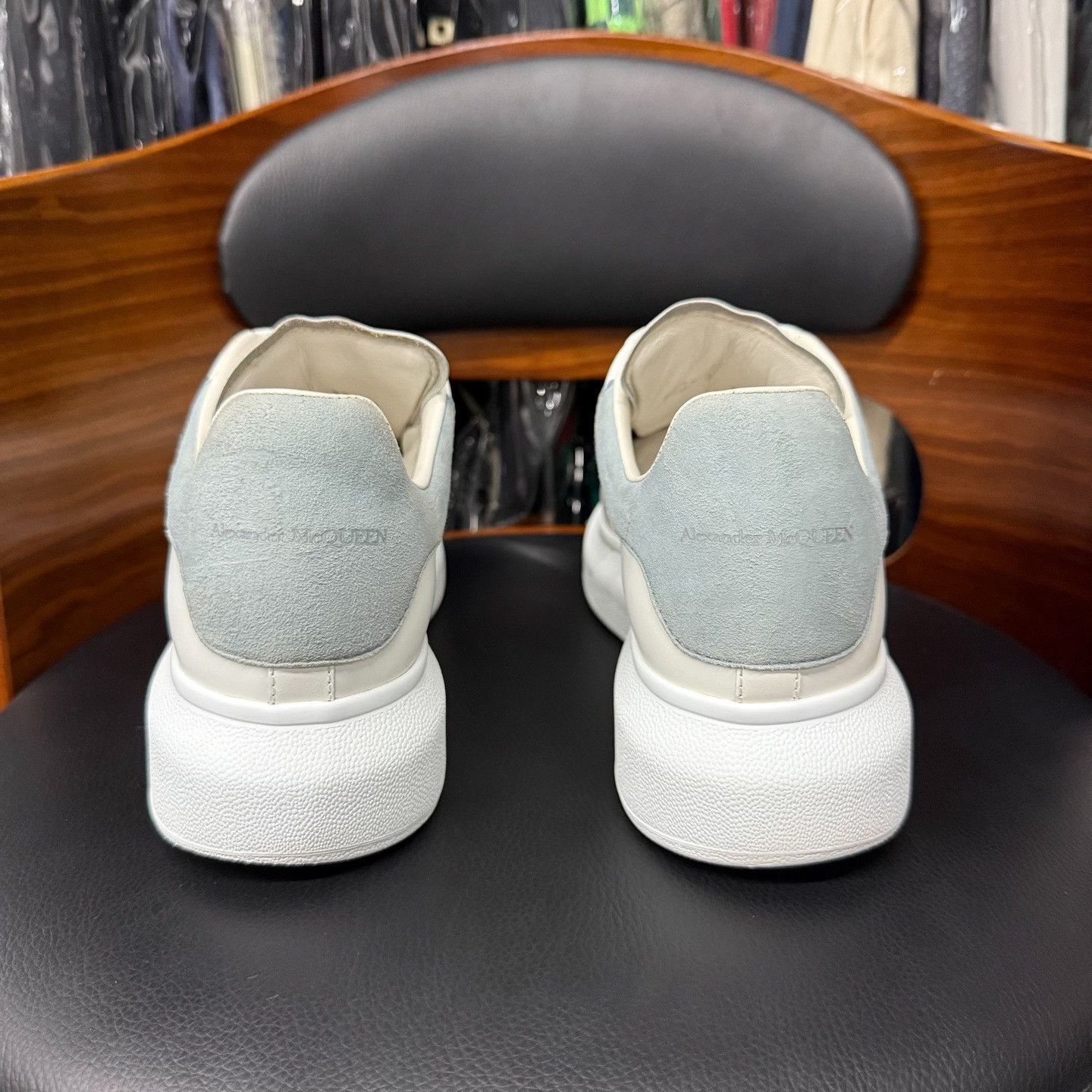 Alexander McQueen Alexander McQueen Blue Lowtop Sneakers 6.5 Men Size US 6.5 / EU 39-40 - 3 Thumbnail