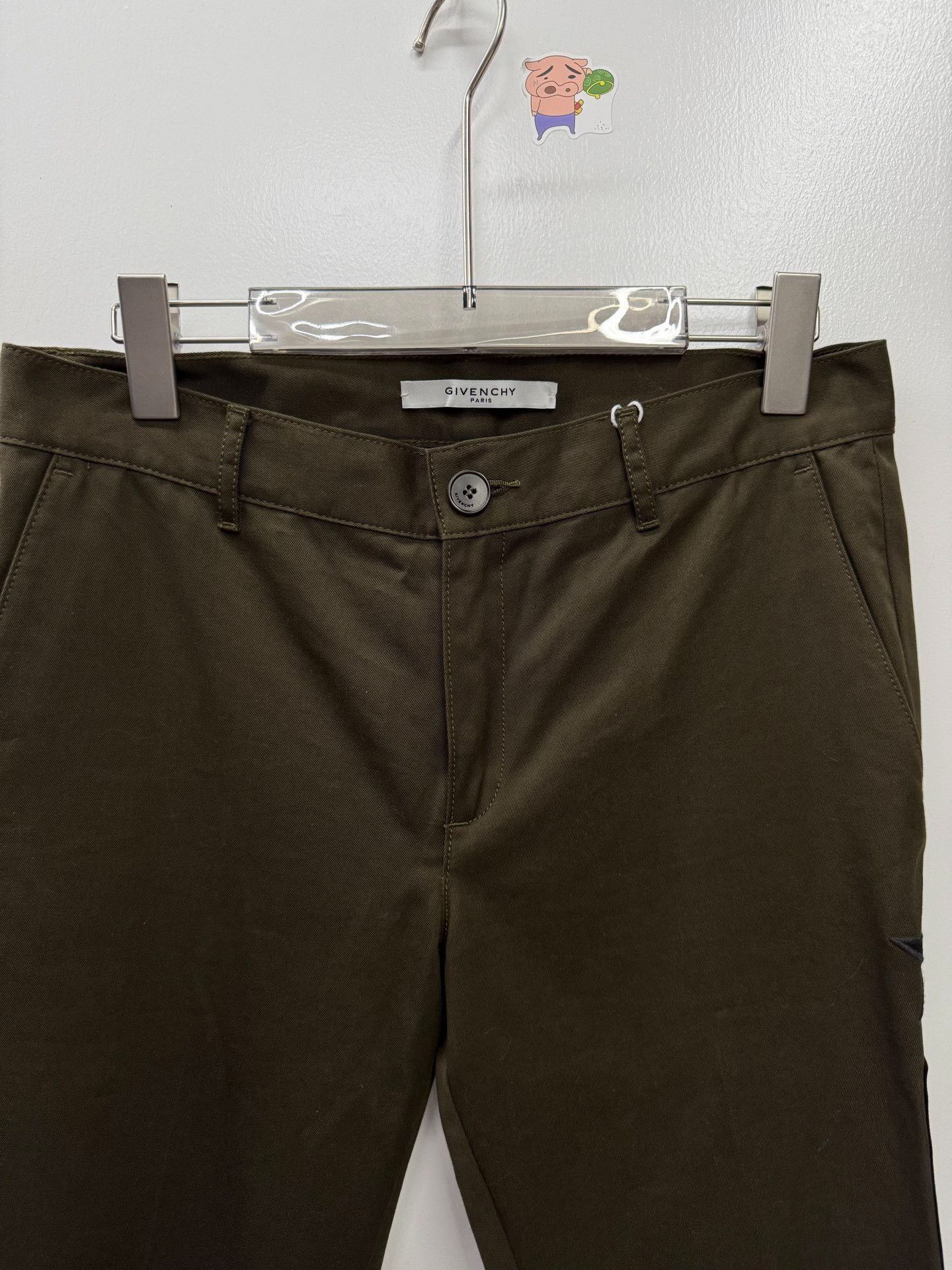 Givenchy Givenchy Straight Green Casual Pants 32 Men Size US 32 / EU 48 - 2 Thumbnail