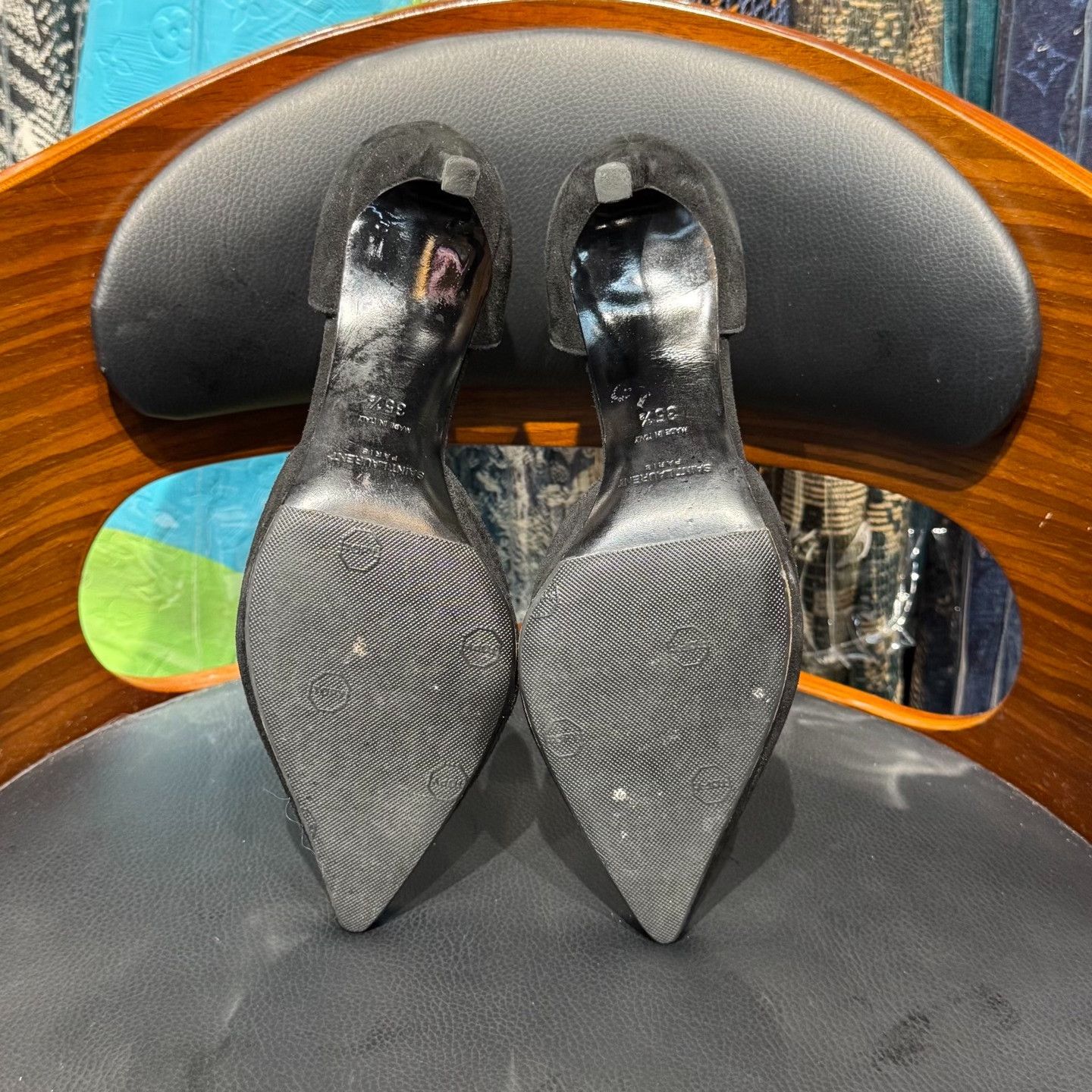 Saint Laurent Paris Saint Laurent Paris Black Lowtop Sneakers us_5 Women Size US 5 / IT 35 - 9 Thumbnail