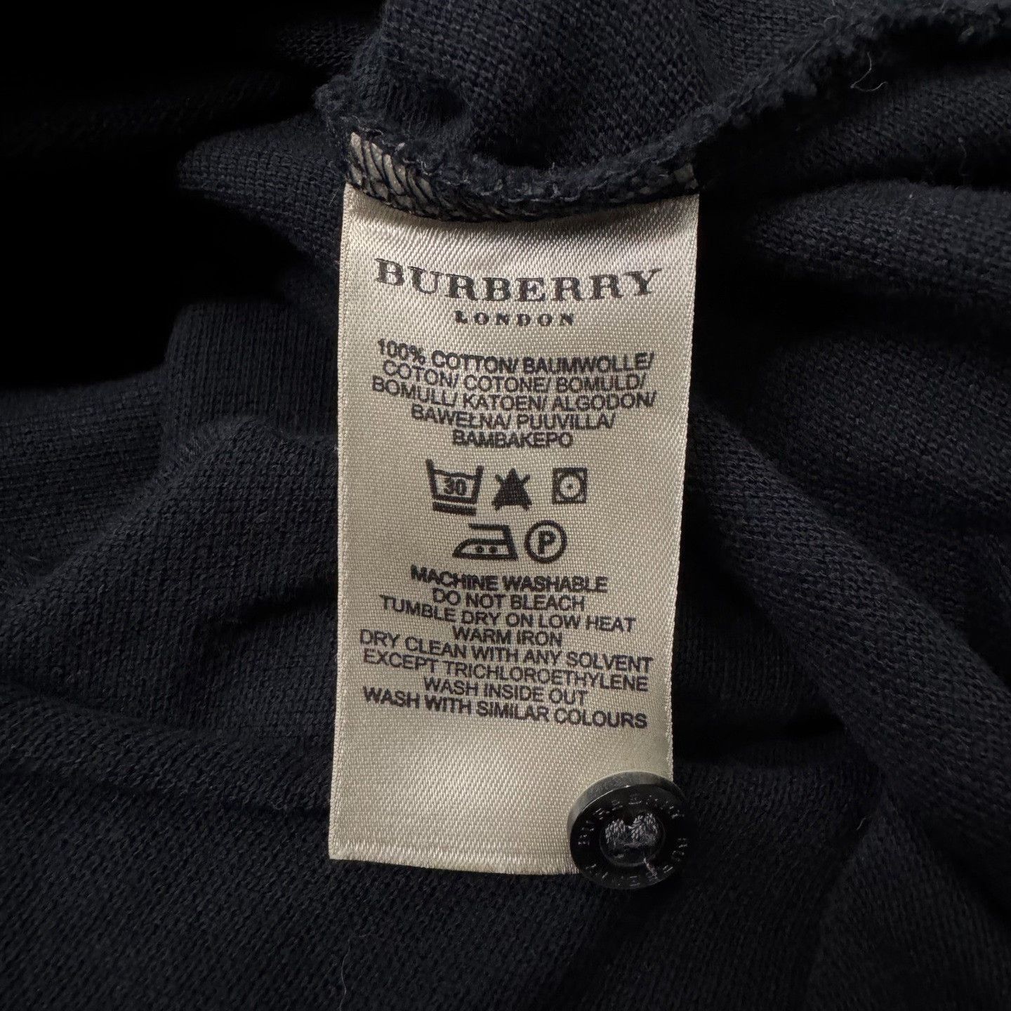 Burberry Burberry Black T-Shirt l Men Size US L / EU 52-54 / 3 - 5 Thumbnail