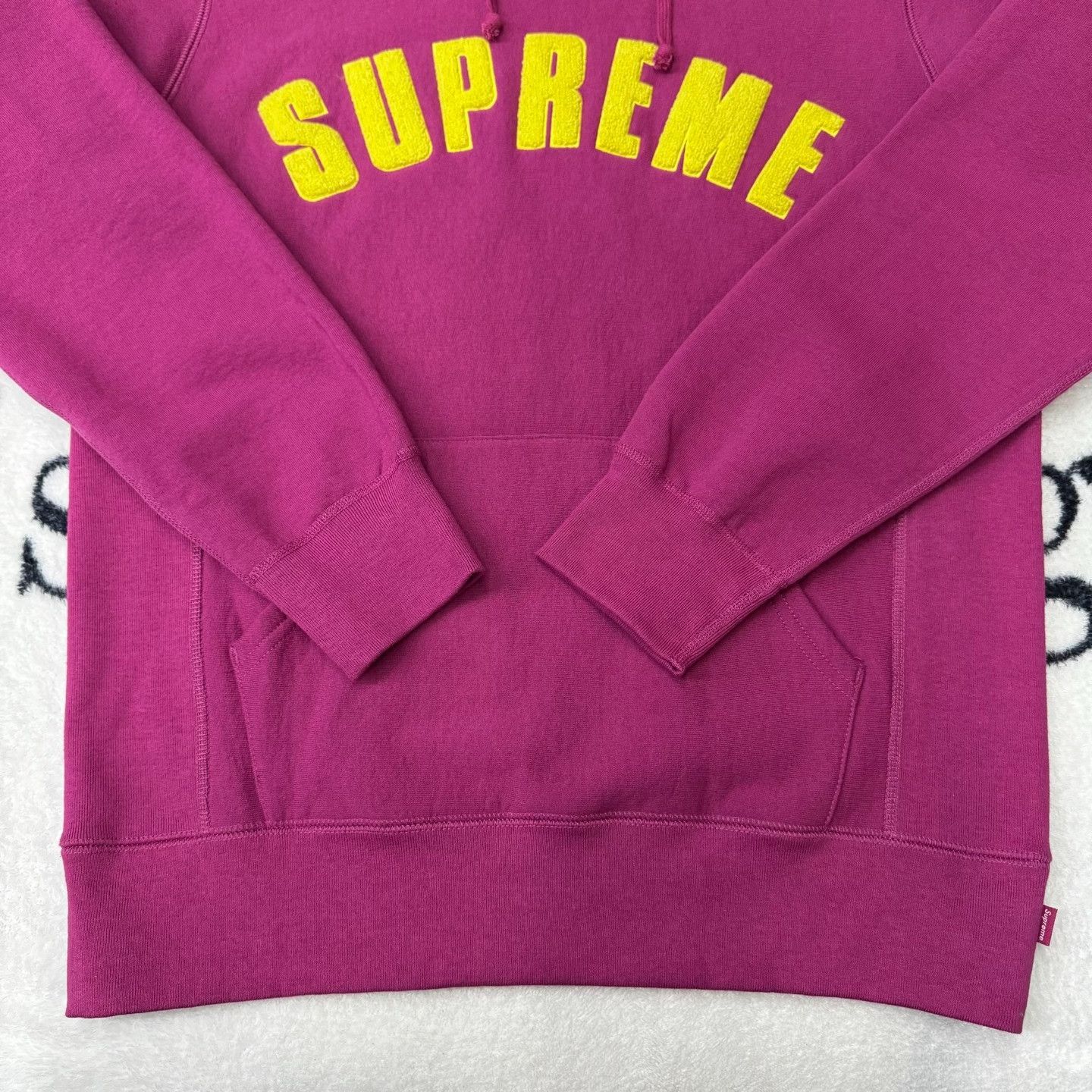Supreme Supreme Fleece Red Hoodie L Women Size L / US 10 / IT 46 - 2 Thumbnail