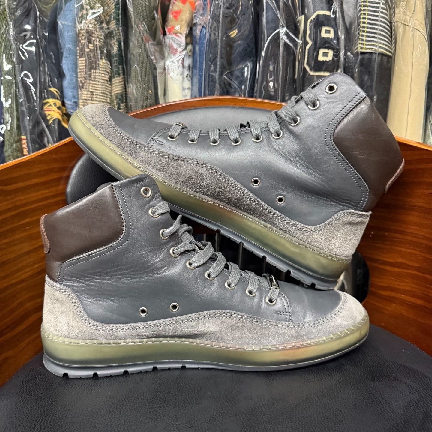Dior Dior Casual Gray Hitop Sneakers 9 Men Size US 9 / EU 42 - 7 Thumbnail