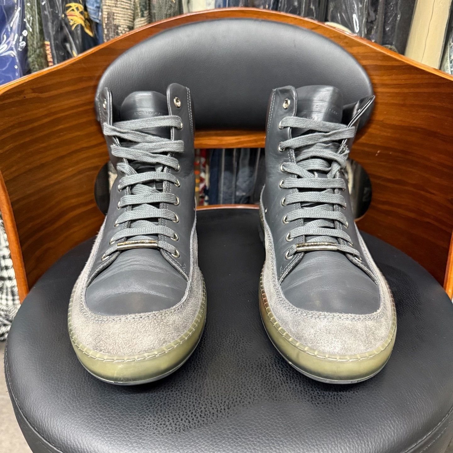 Dior Dior Casual Gray Hitop Sneakers 9 Men Size US 9 / EU 42 - 2 Thumbnail