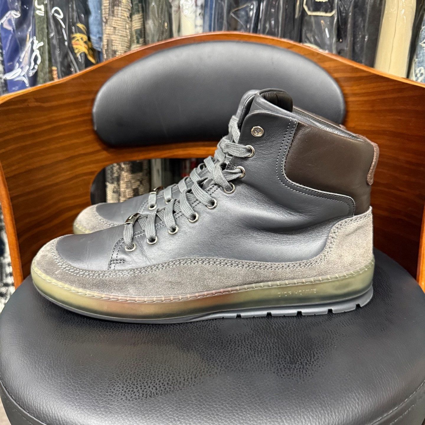 Dior Dior Casual Gray Hitop Sneakers 9 Men Size US 9 / EU 42 - 6 Thumbnail