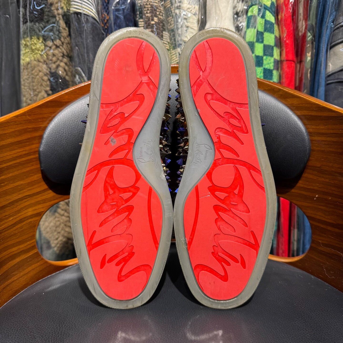 Christian Louboutin Christian Louboutin Red Lowtop Sneakers 7.5 Men Size US 7.5 / EU 40-41 - 9 Thumbnail