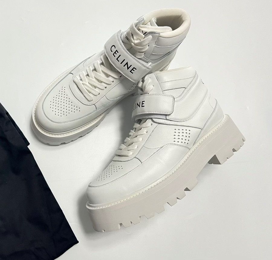 Celine Celine Leather Lowtop Sneakers 11.5 Men Size US 11.5 / EU 44-45 - 9 Thumbnail