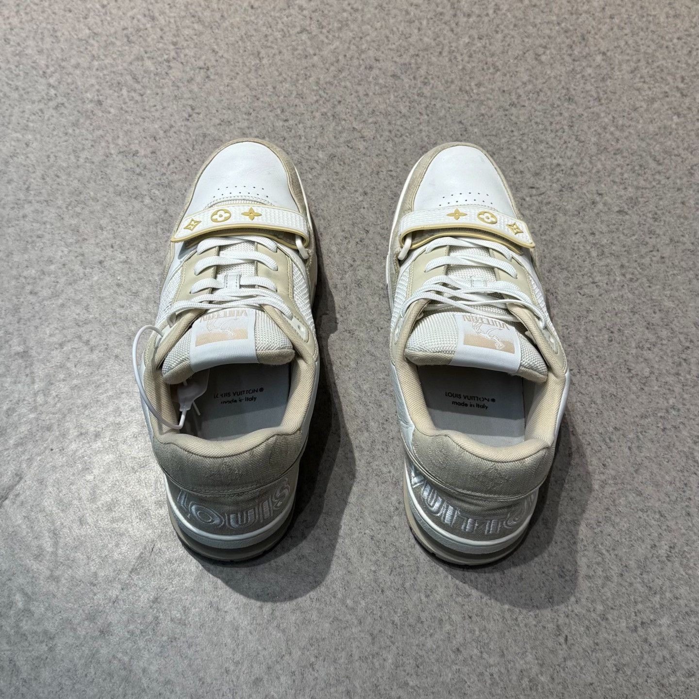 Louis Vuitton Louis Vuitton Training Beige Lowtop Sneakers 44 Men Size US 10.5 / EU 43-44 - 8 Thumbnail