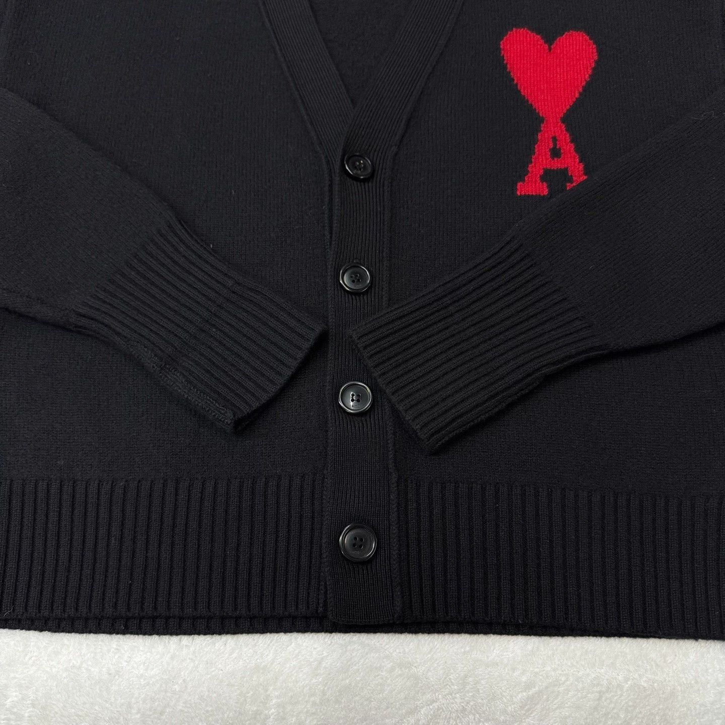 AMI Ami Wool Black Sweater M Women Size M / US 6-8 / IT 42-44 - 2 Thumbnail