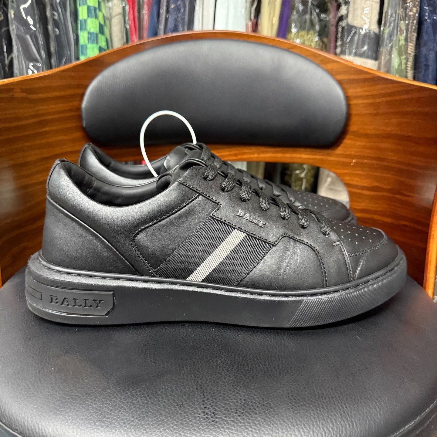 Bally Bally Casual Black Lowtop Sneakers 9.5 Men Size US 9.5 / EU 42-43 - 4 Thumbnail