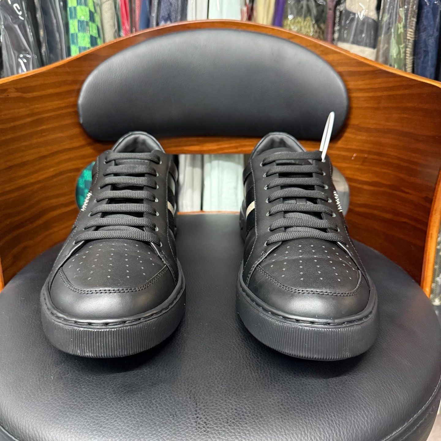 Bally Bally Casual Black Lowtop Sneakers 9.5 Men Size US 9.5 / EU 42-43 - 2 Thumbnail
