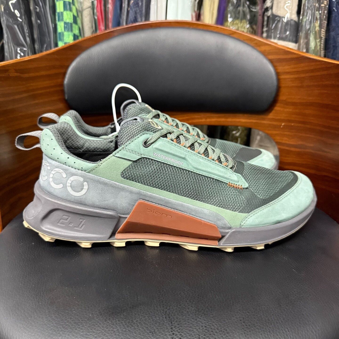 Ecco Green Lowtop Sneakers 10 Men Size US 10 / EU 43 - 4 Thumbnail