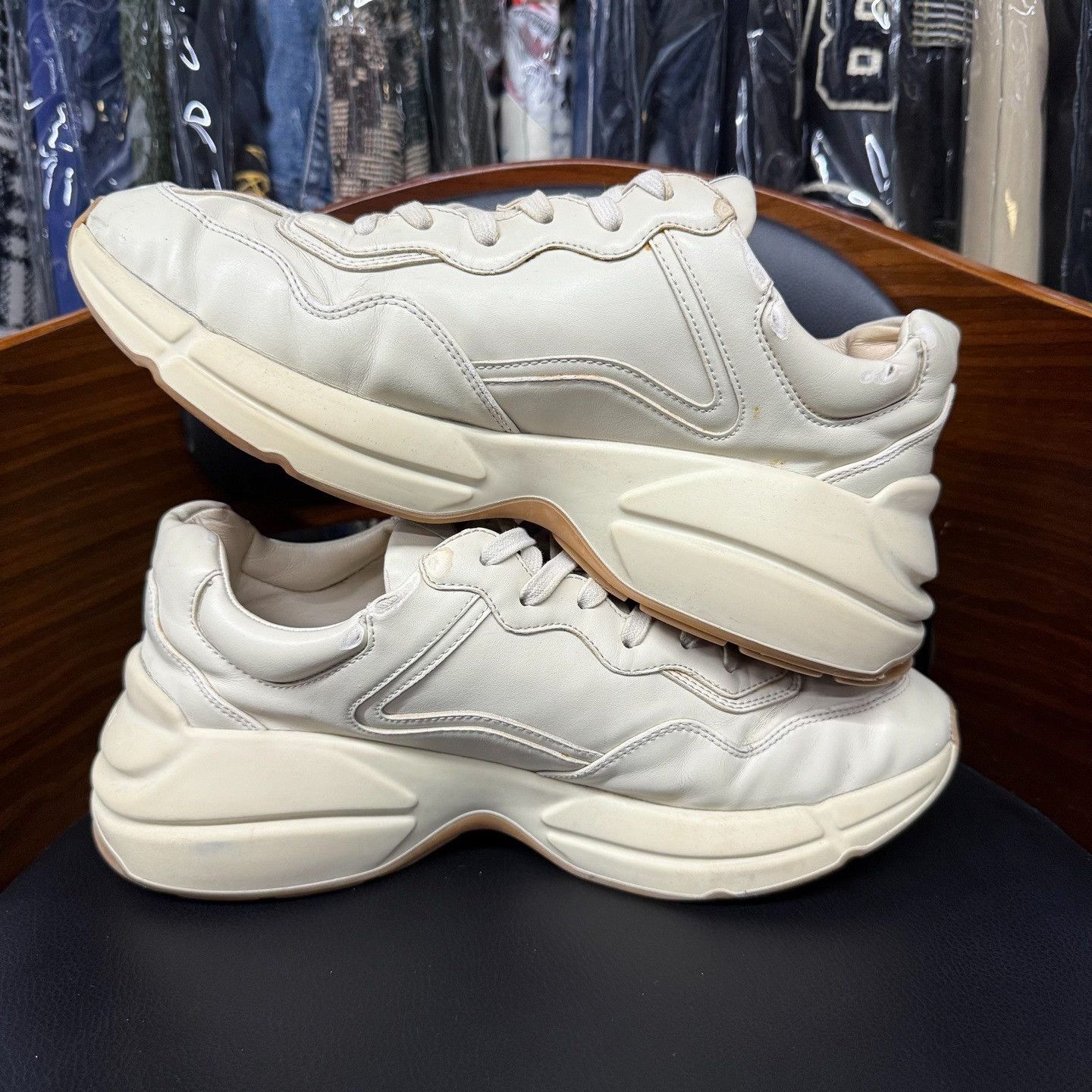 Gucci Gucci White Lowtop Sneakers 9.5 Men Size US 9.5 / EU 42-43 - 6 Thumbnail