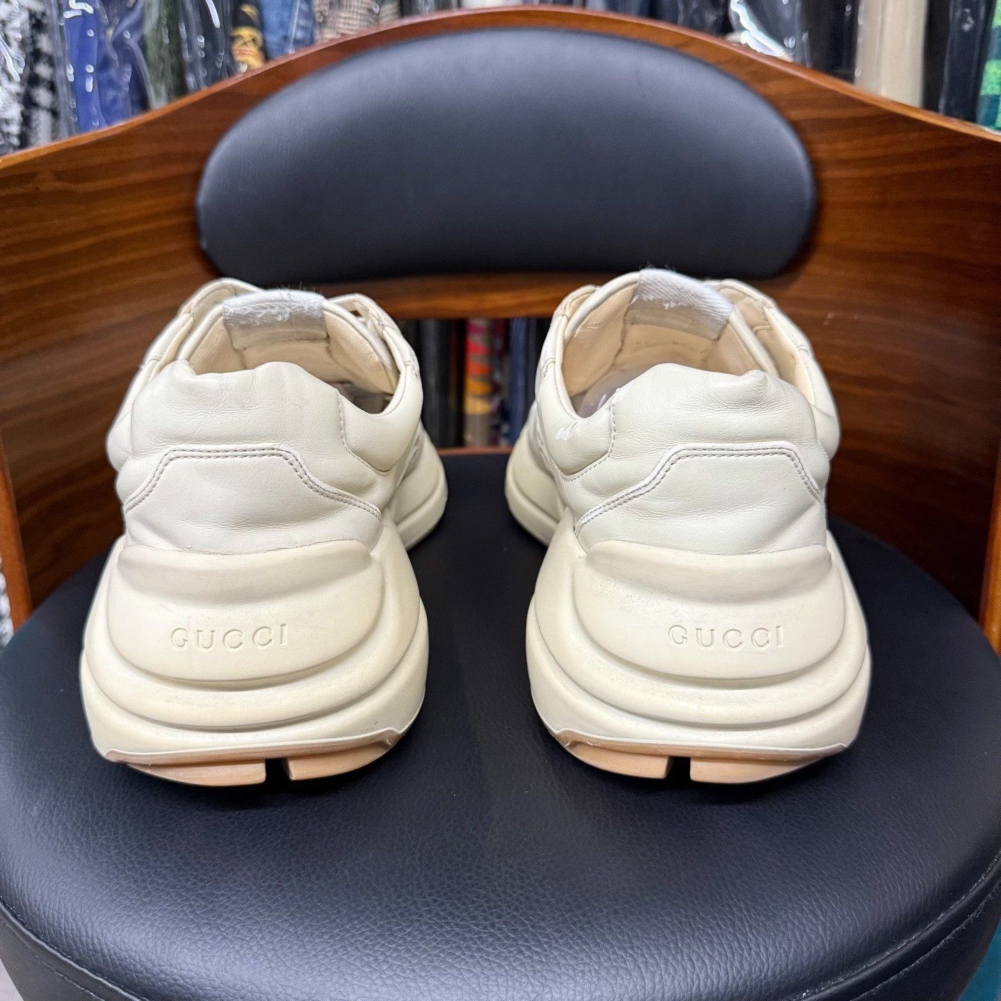 Gucci Gucci White Lowtop Sneakers 9.5 Men Size US 9.5 / EU 42-43 - 3 Thumbnail