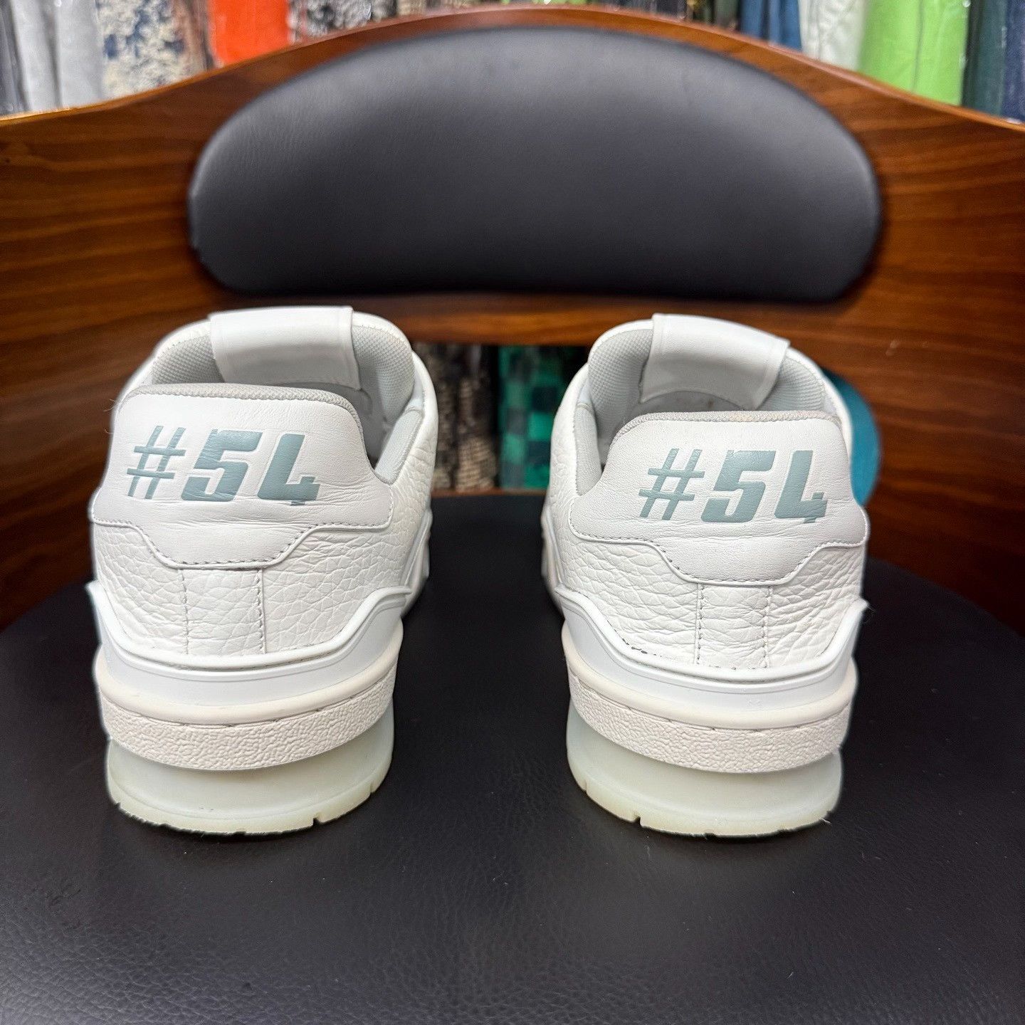 Louis Vuitton Louis Vuitton Training White Lowtop Sneakers us_6-5 Women Size US 6.5 / IT 36.5 - 3 Thumbnail