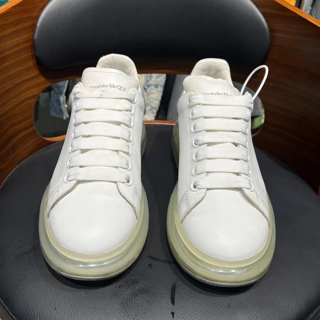 Alexander McQueen Clear White Lowtop Sneakers 7.5 men Size US 7.5 / EU 40-41 - 2 Thumbnail