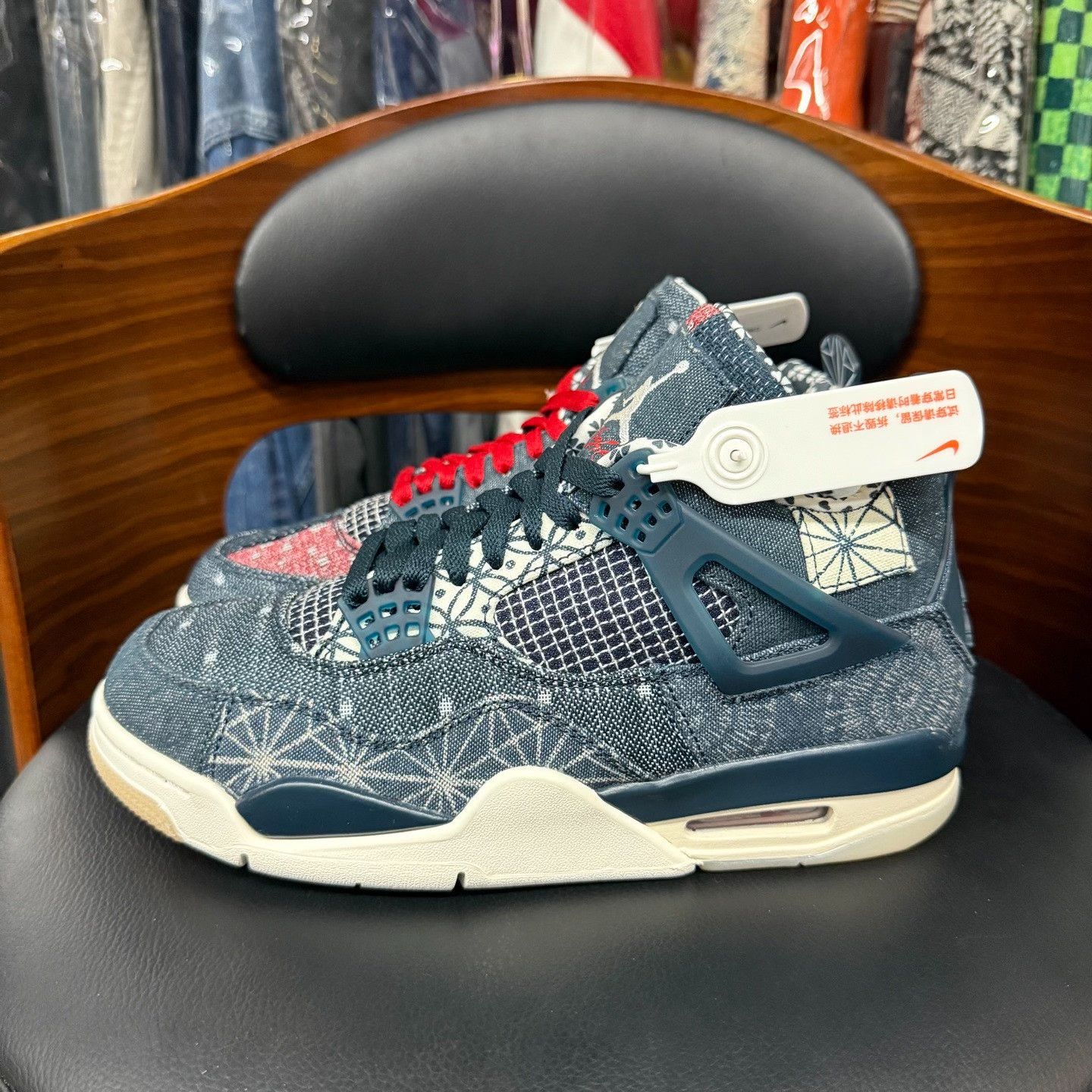 Nike Nike AJ4 Denim Lowtop Sneakers 7.5 Men Size US 7.5 / EU 40-41 - 6 Thumbnail