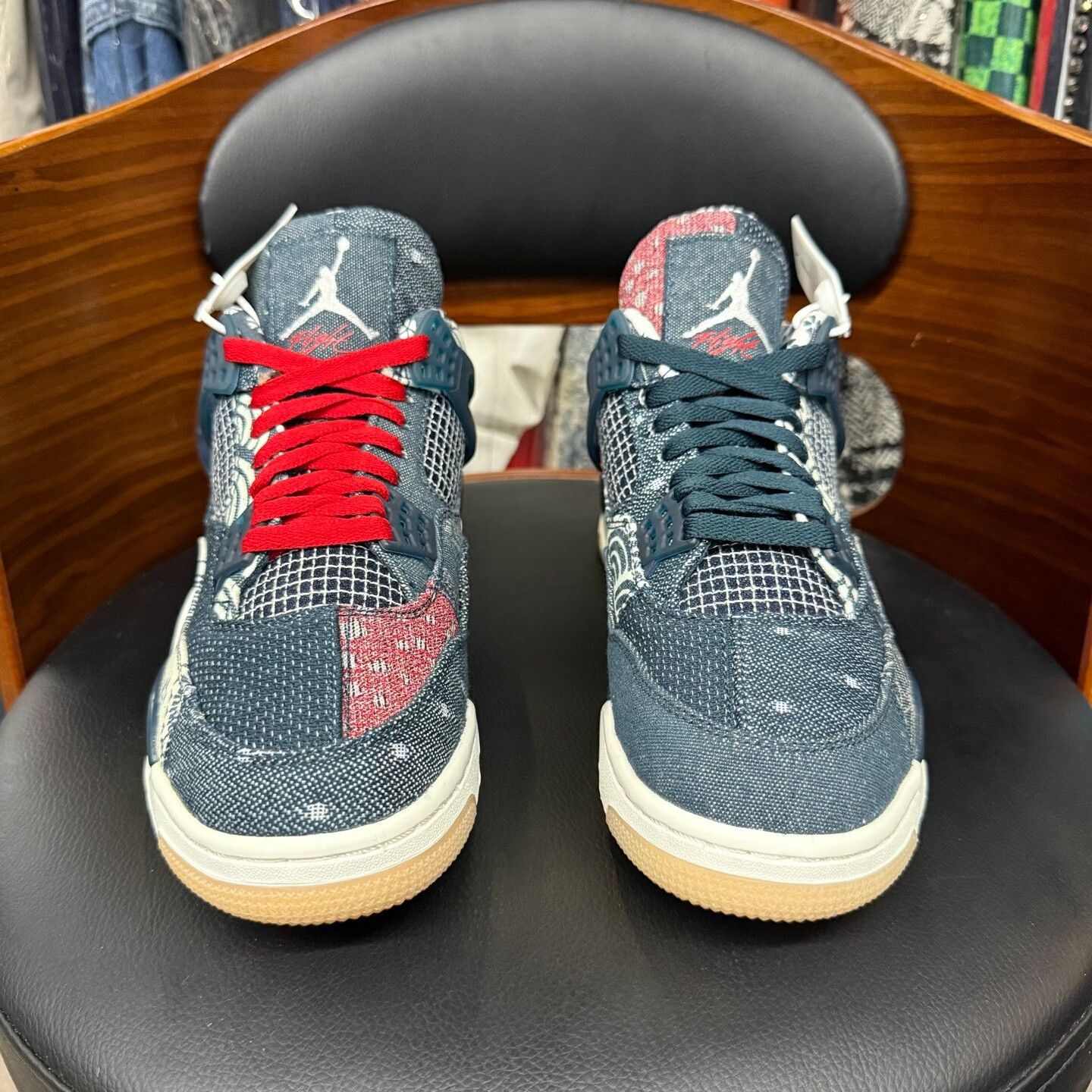 Nike Nike AJ4 Denim Lowtop Sneakers 7.5 Men Size US 7.5 / EU 40-41 - 2 Thumbnail
