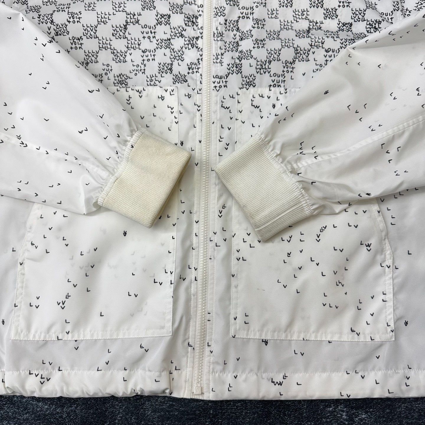 Louis Vuitton Louis Vuitton Checkered White Light Jacket L Men Size US L / EU 52-54 / 3 - 2 Thumbnail