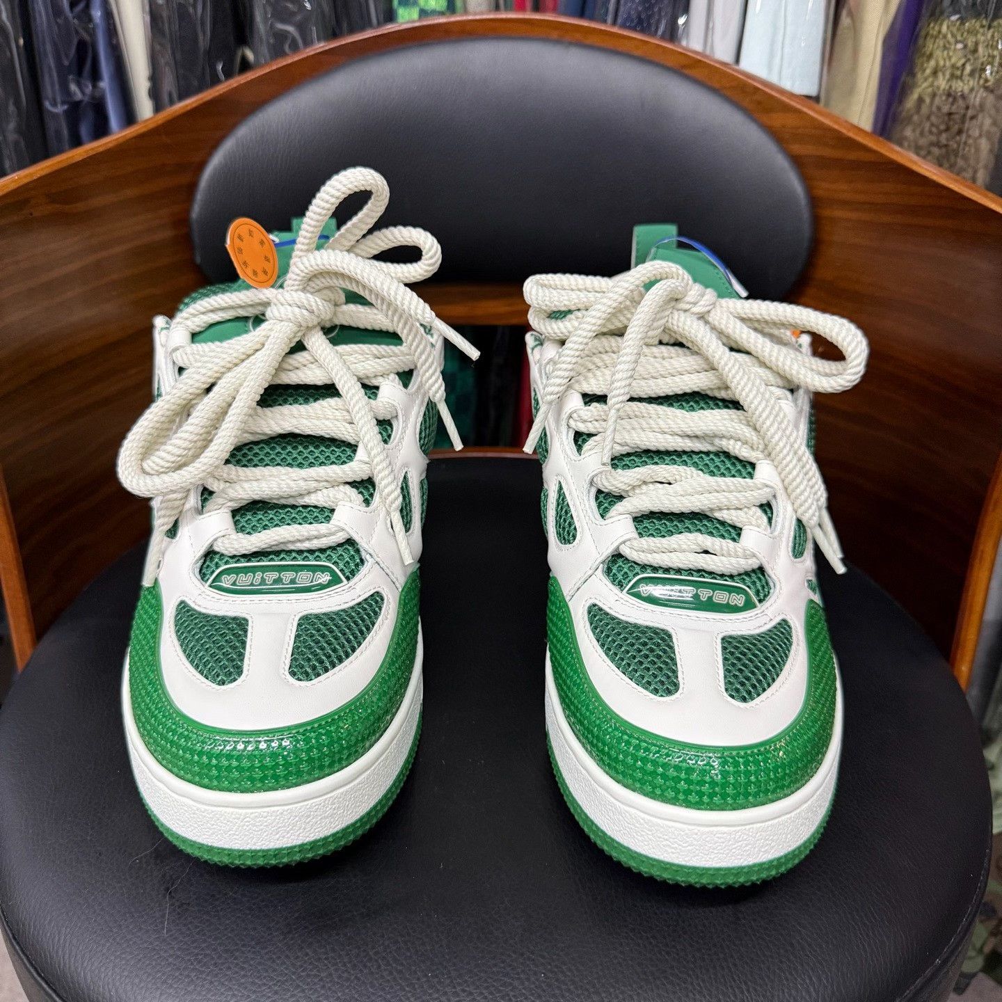 Louis Vuitton Louis Vuitton Skate Green Lowtop Sneakers 9.5 Men Size US 9.5 / EU 42-43 - 2 Thumbnail