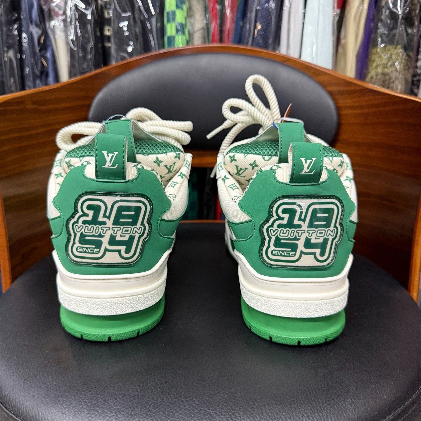 Louis Vuitton Louis Vuitton Skate Green Lowtop Sneakers 9.5 Men Size US 9.5 / EU 42-43 - 3 Thumbnail