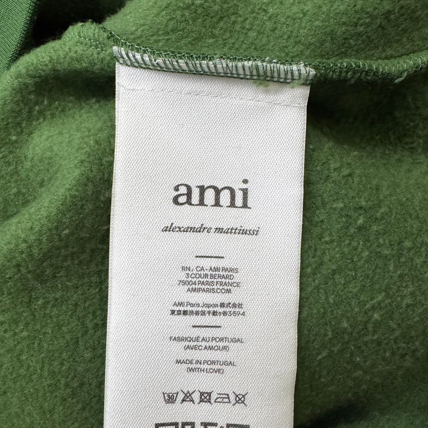 AMI Ami Green Hoodie s Men Size US S / EU 44-46 / 1 - 4 Thumbnail
