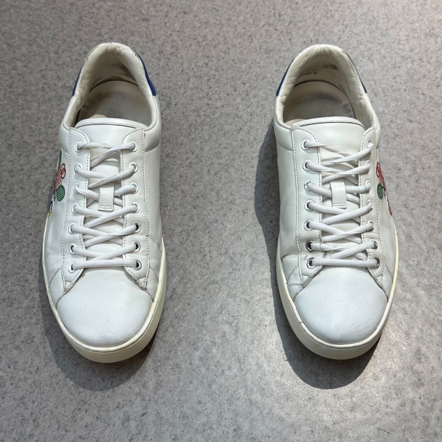 Gucci Gucci Tennis Graphic Blue Lowtop Sneakers 10.5 Men Size US 10.5 / EU 43-44 - 5 Thumbnail