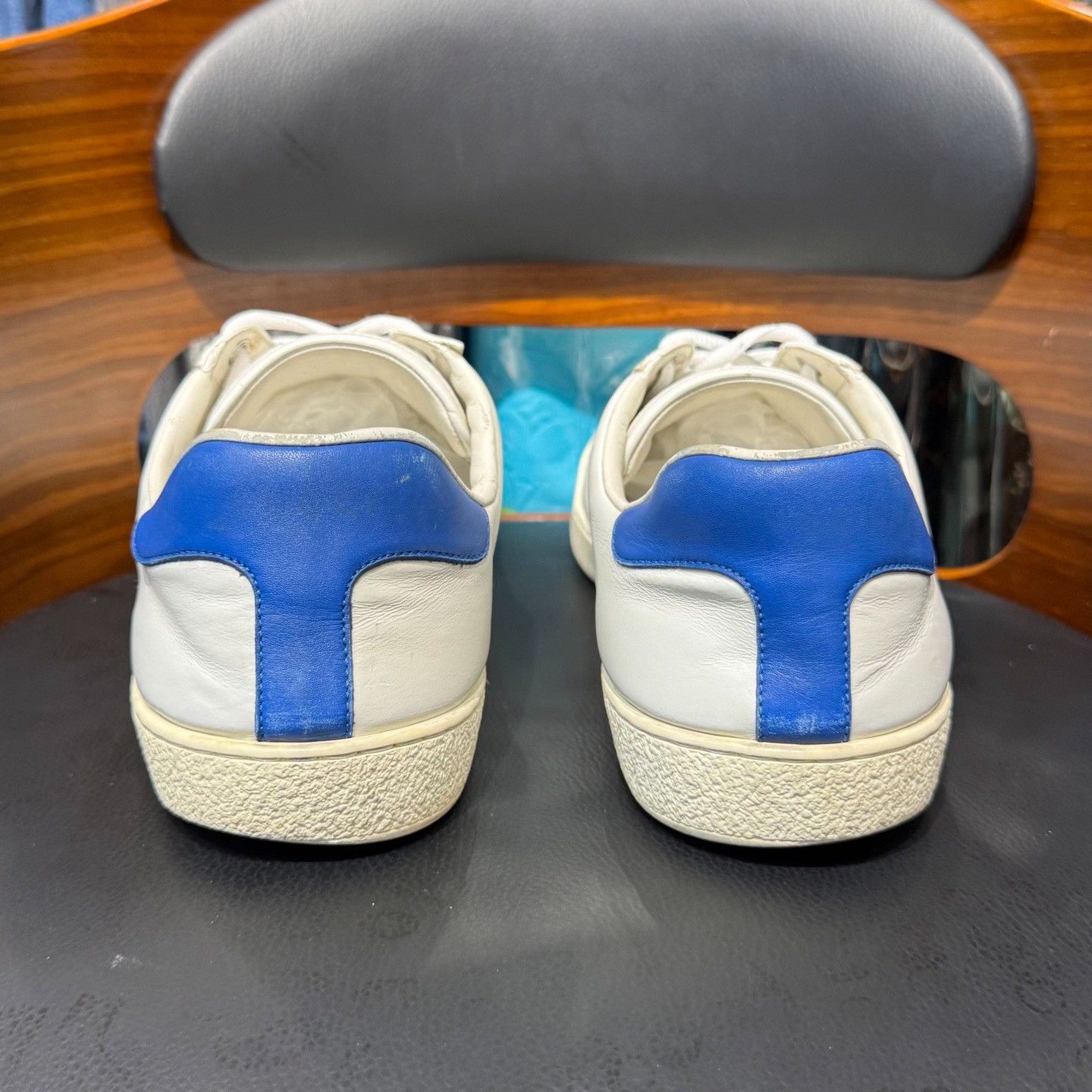 Gucci Gucci Tennis Graphic Blue Lowtop Sneakers 10.5 Men Size US 10.5 / EU 43-44 - 3 Thumbnail