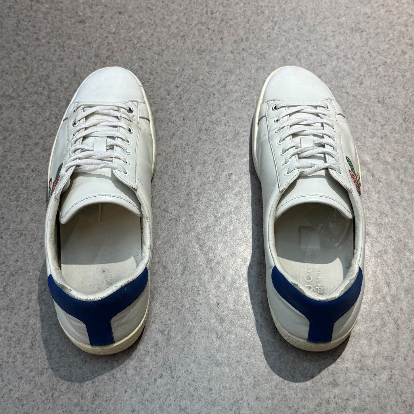 Gucci Gucci Tennis Graphic Blue Lowtop Sneakers 10.5 Men Size US 10.5 / EU 43-44 - 8 Thumbnail