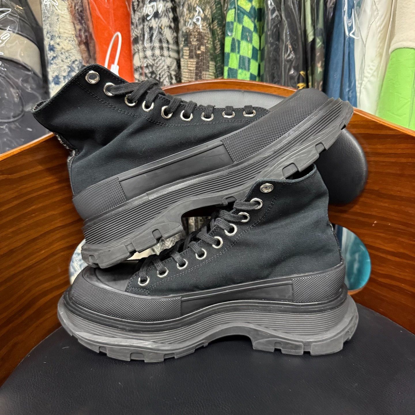 Alexander McQueen Black Boots us_6-5 Women Size US 6.5 / IT 36.5 - 7 Thumbnail