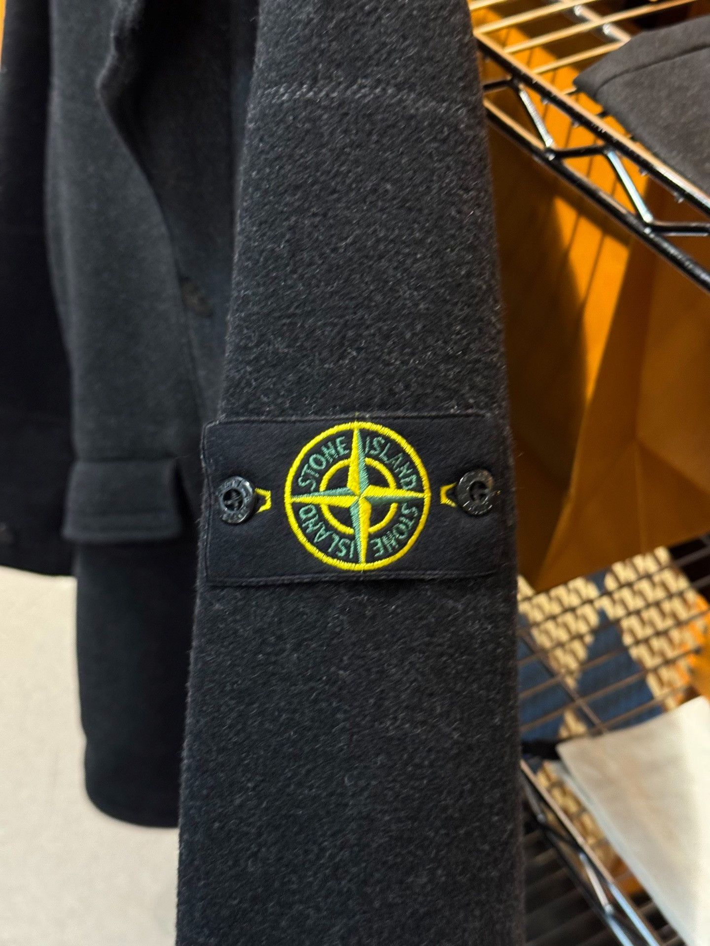 Stone Island Stone Island Wool Black Heavy Coat l Men Size US L / EU 52-54 / 3 - 3 Thumbnail