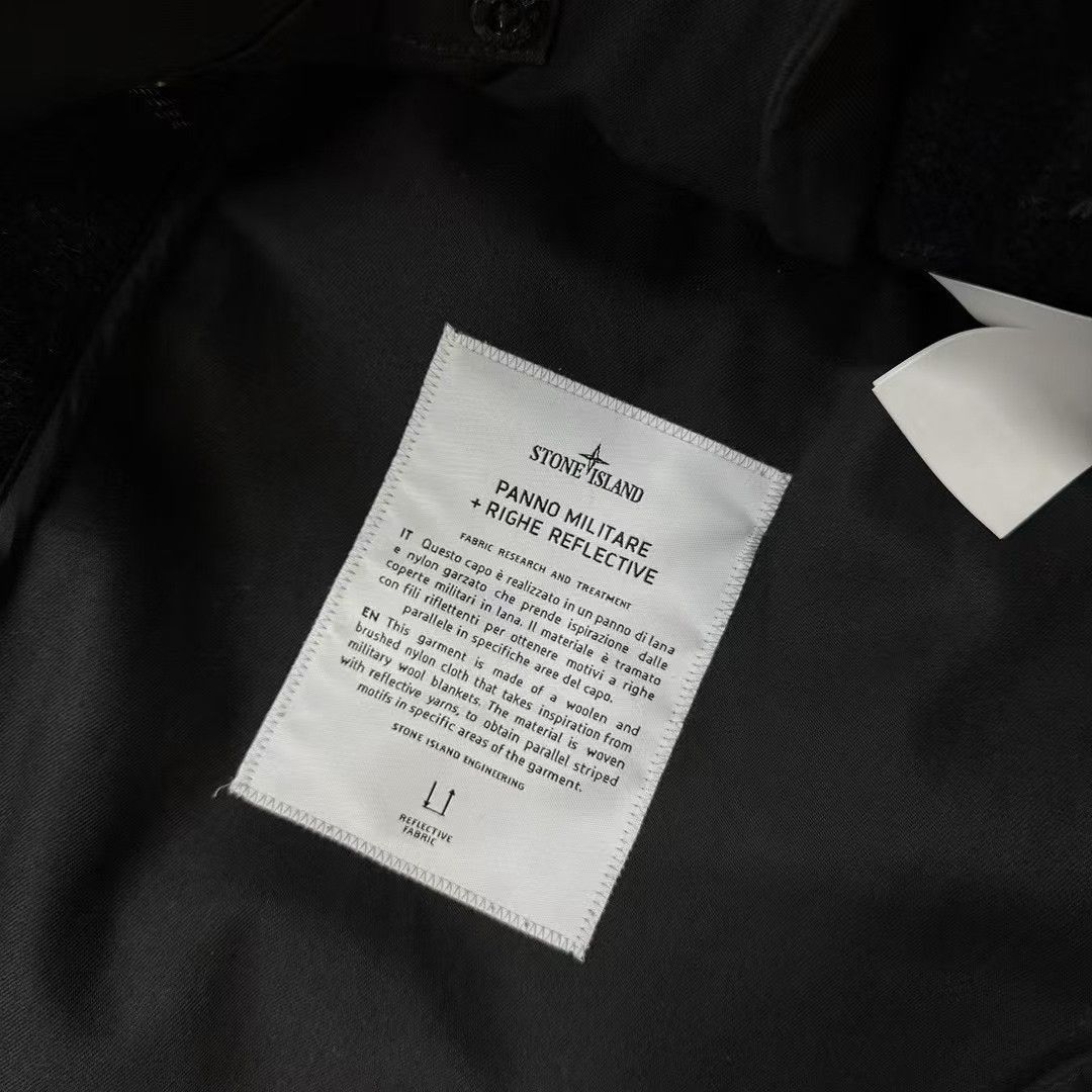 Stone Island Stone Island Wool Black Heavy Coat l Men Size US L / EU 52-54 / 3 - 8 Thumbnail