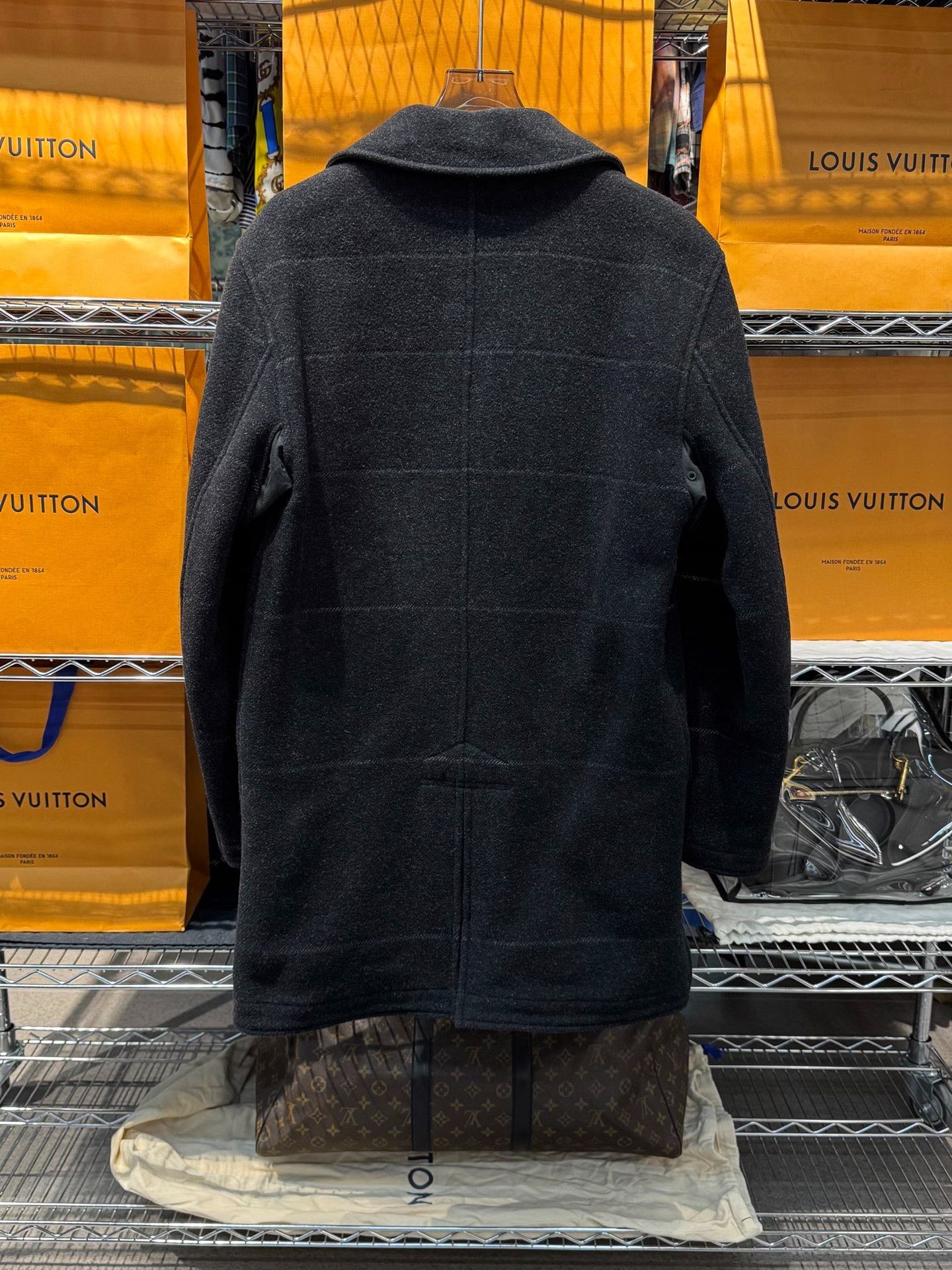 Stone Island Stone Island Wool Black Heavy Coat l Men Size US L / EU 52-54 / 3 - 4 Thumbnail