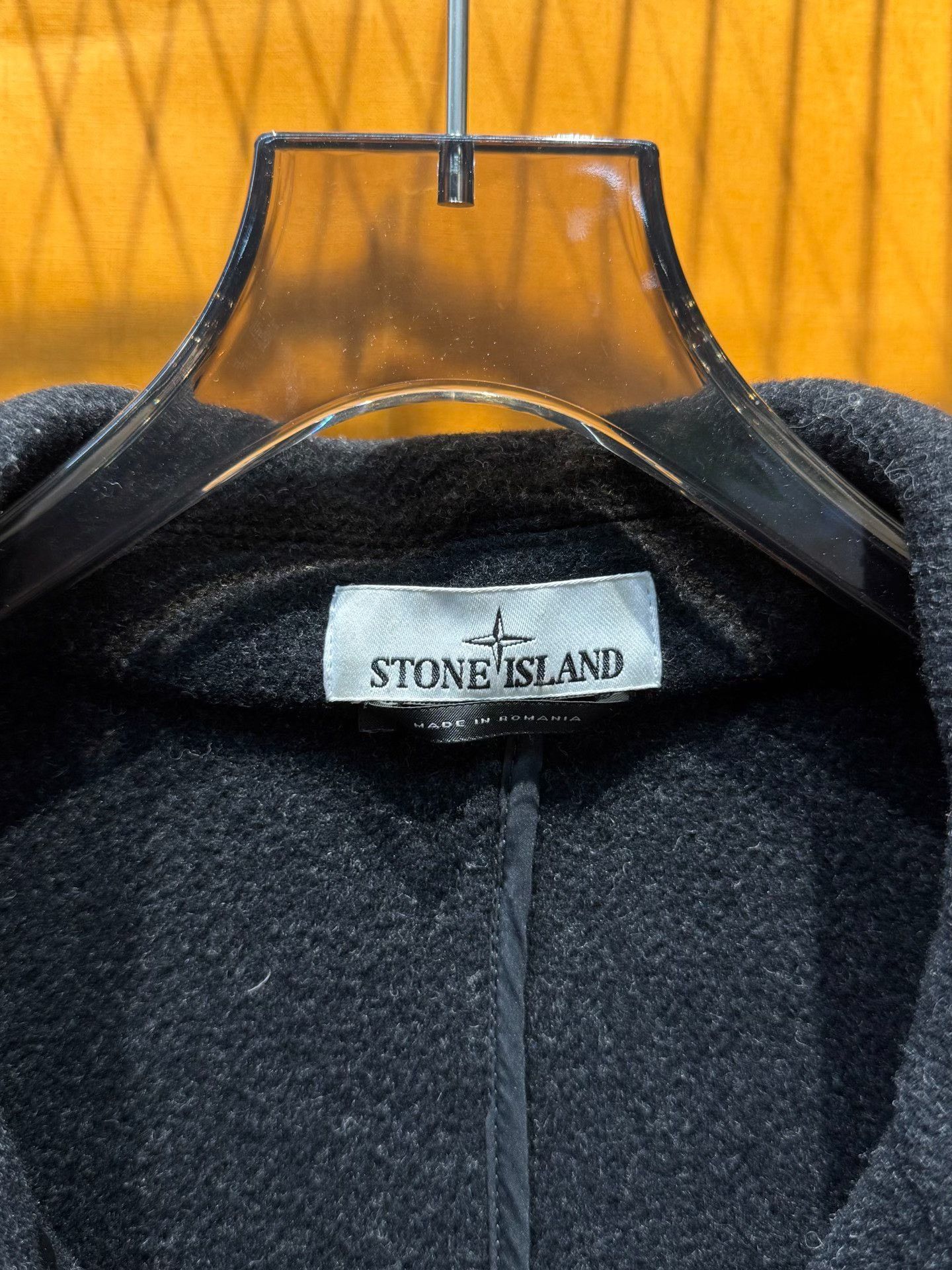 Stone Island Stone Island Wool Black Heavy Coat l Men Size US L / EU 52-54 / 3 - 2 Thumbnail