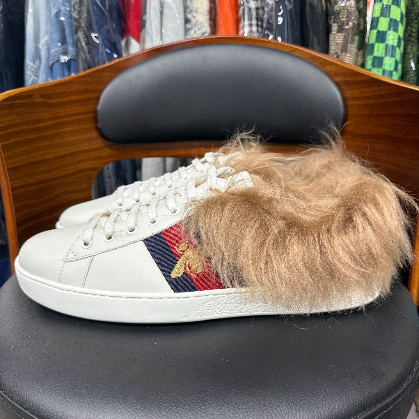 Gucci Gucci White Lowtop Sneakers 12 Men Size US 12 / EU 45 - 6 Thumbnail